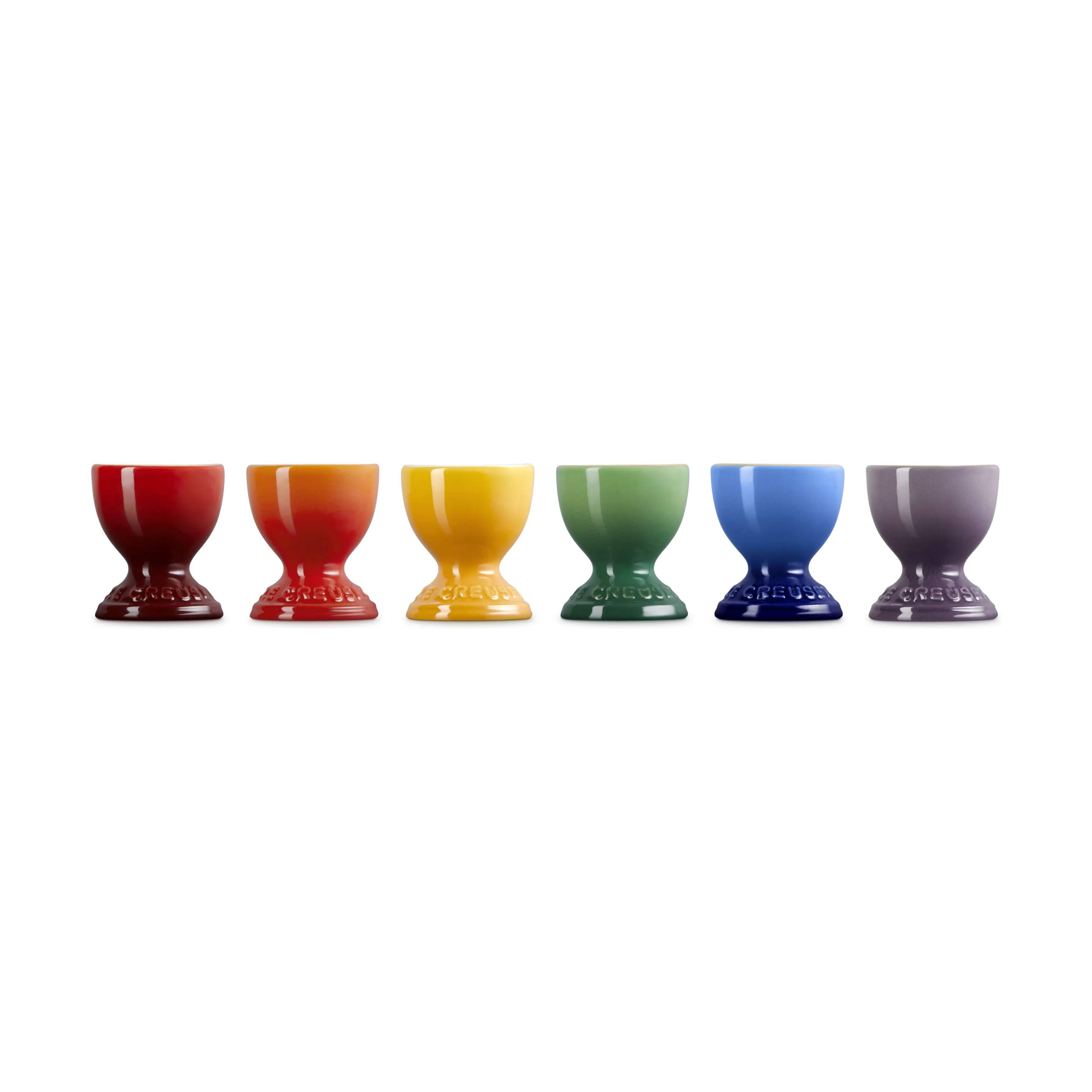 Le Creuset Æggebægere Rainbow Æggebæger - 6 stk. i Rainbow, 1
