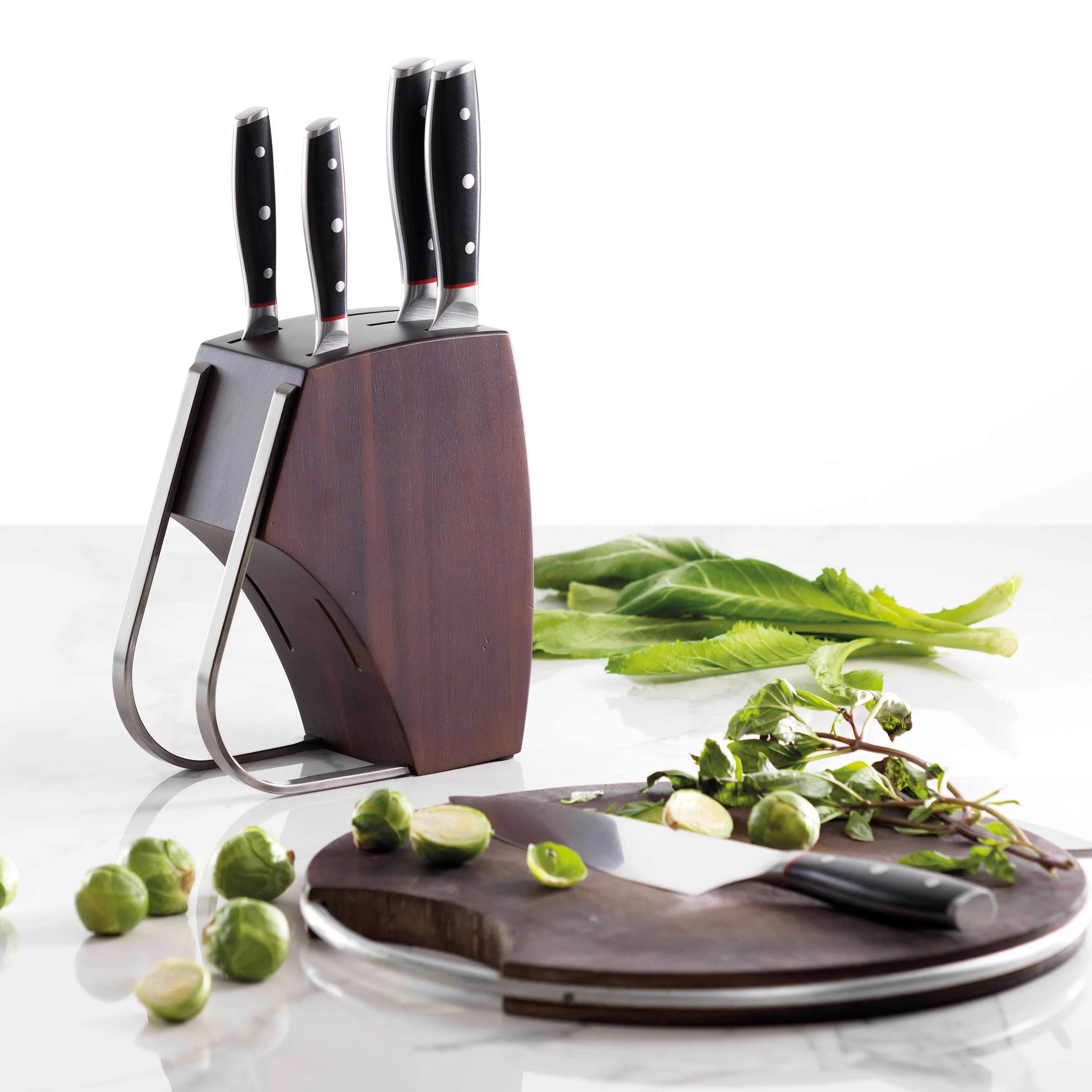 THE CUSTOM CHEF™ Knivblokke med knive Cuisine::pro®
iconiX™ Cuisine::pro iconiX™ Holz Knivblok - 6 dele i Brun/klar, 2