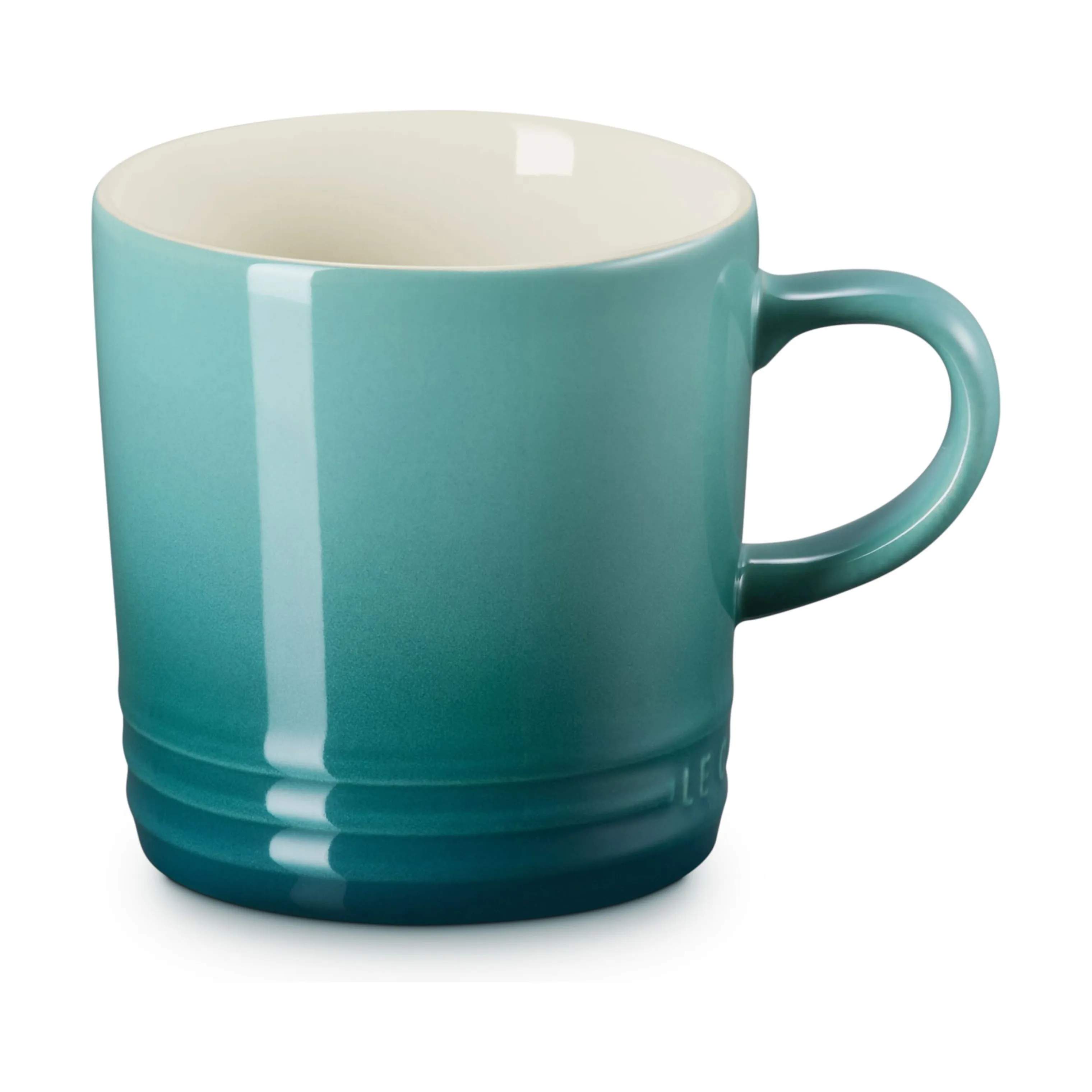 Le Creuset Krus og kopper med hank Signature Krus i Bleu Riviera, 35 cl, 2