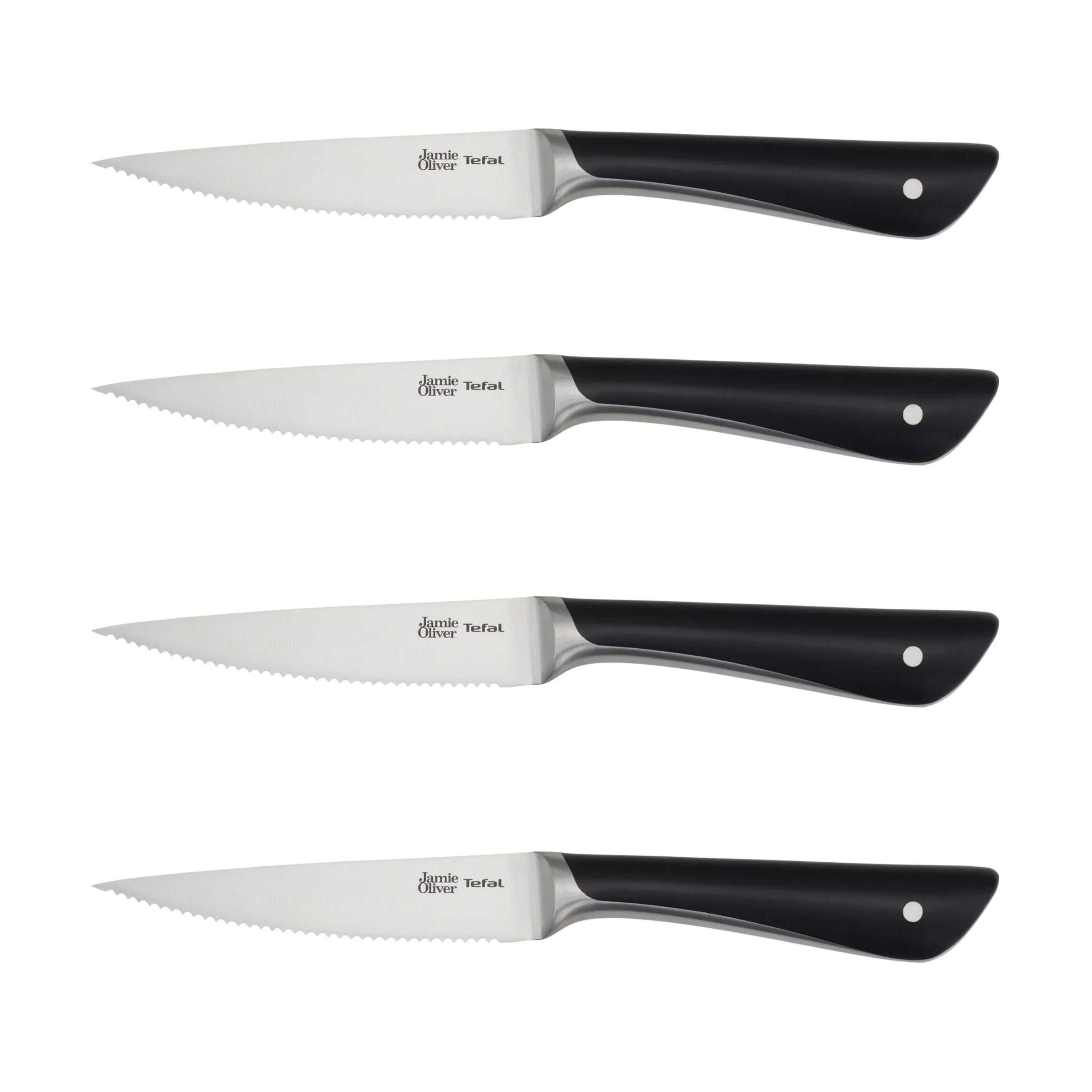 Jamie Oliver by Tefal Steakknive Jamie Oliver Knife Steakknive - 4 stk. i Sort, 1