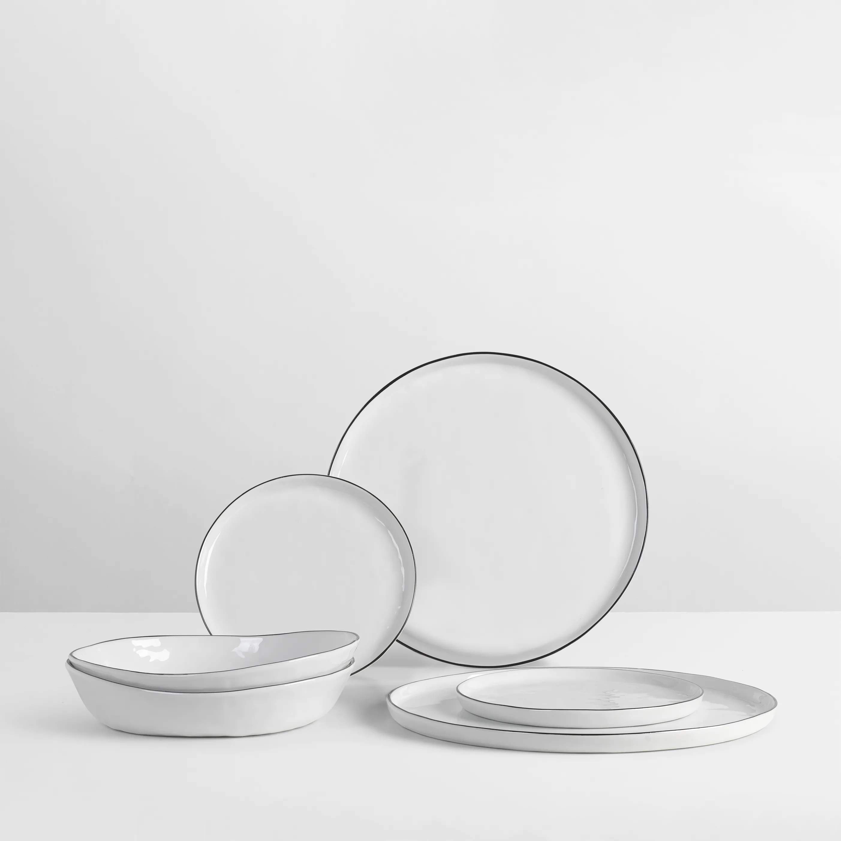 Broste Copenhagen Middagstallerkener Salt Middagssæt - 6 dele i 6 stk., 2