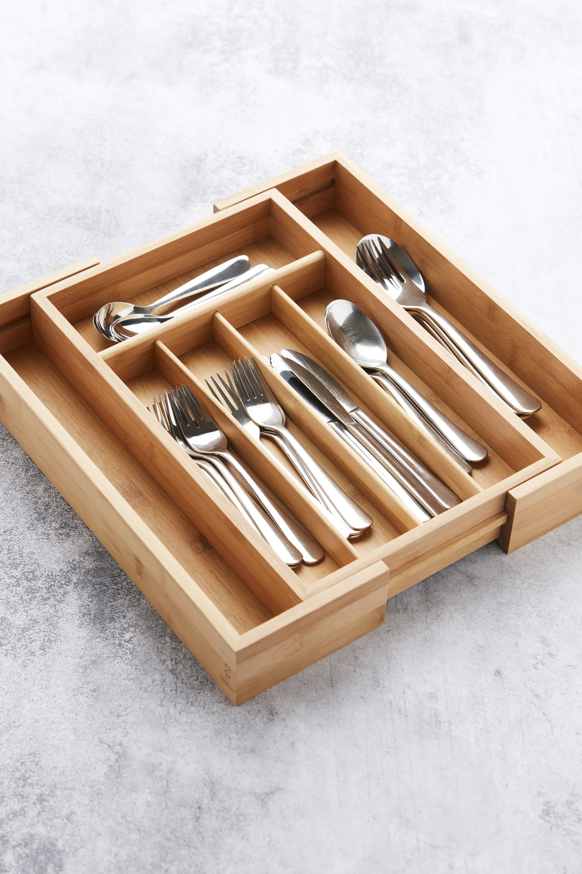 Point Virgule Bestikindsatser Bestikbakke i Natural wood, 2