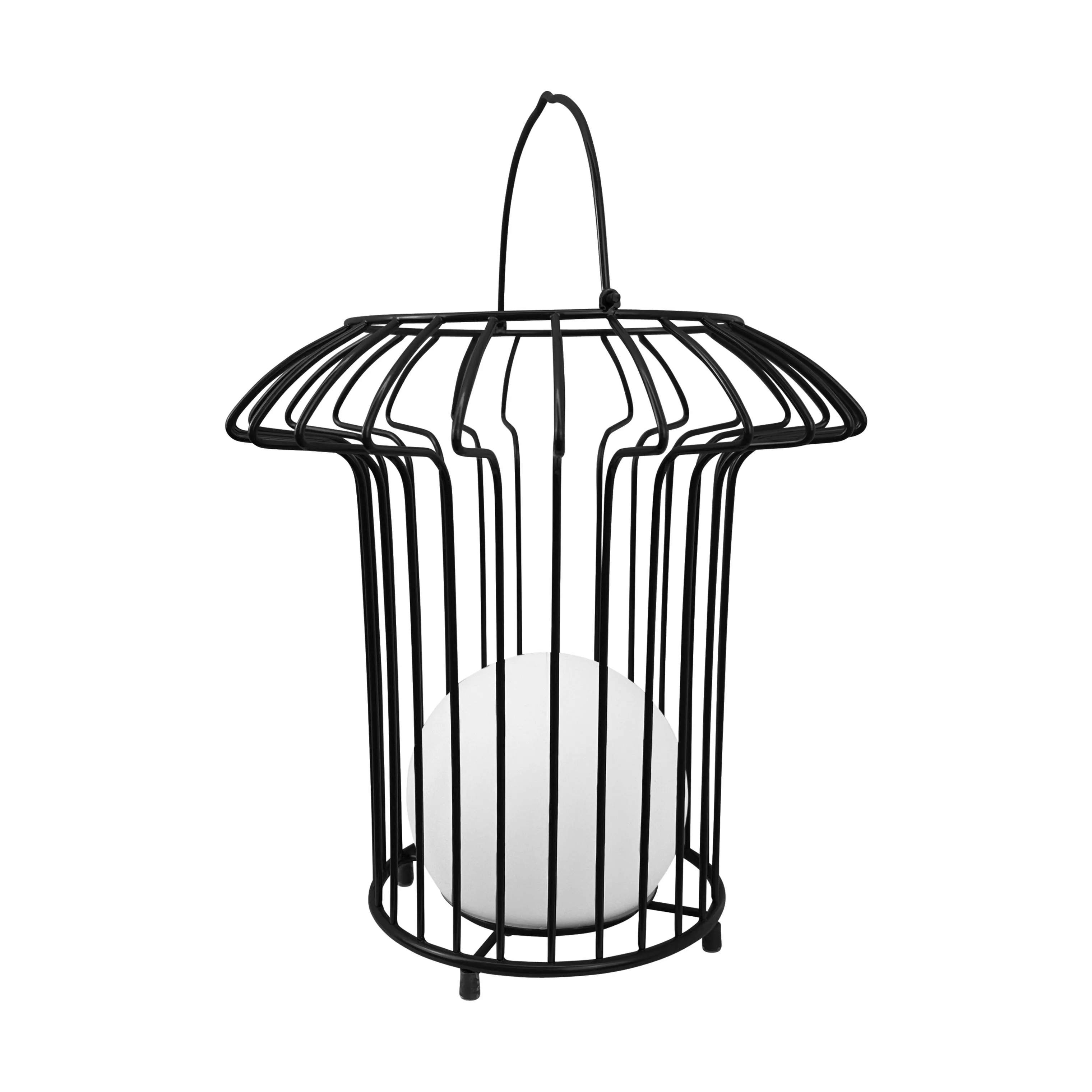 Dyberg Larsen Lanterner Basket Udendørs Lanterne i Sort, 1