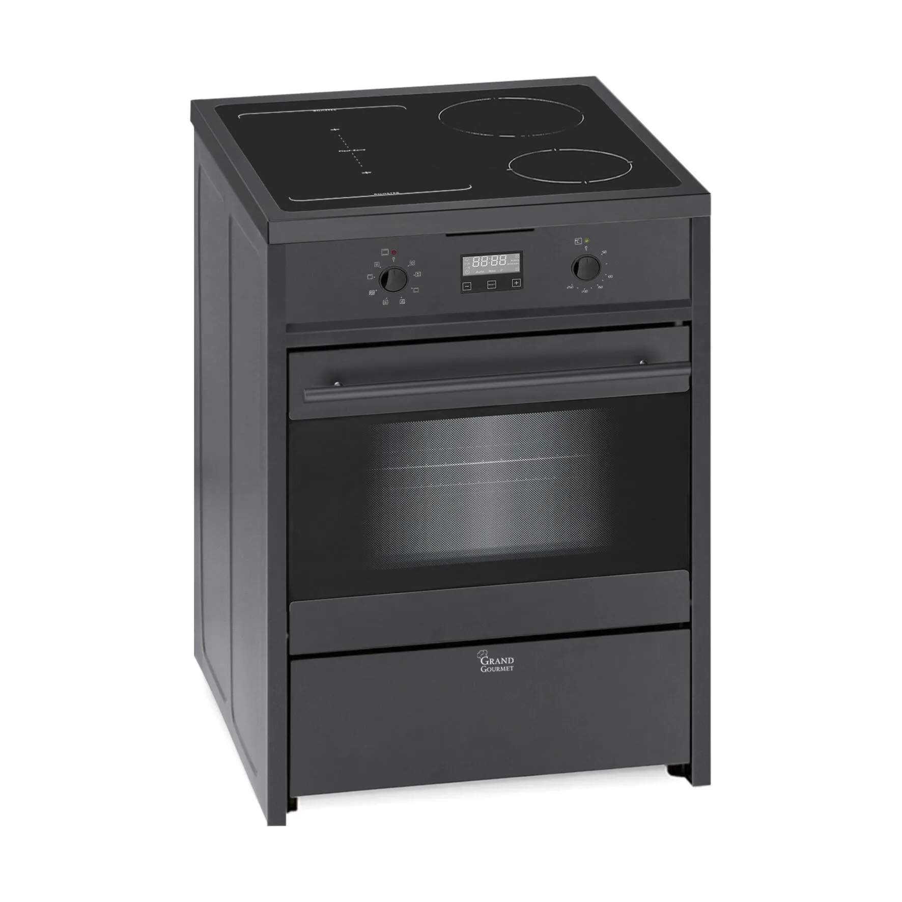 Grand Gourmet Komfurer Komfur IC60B i Matsort, 1