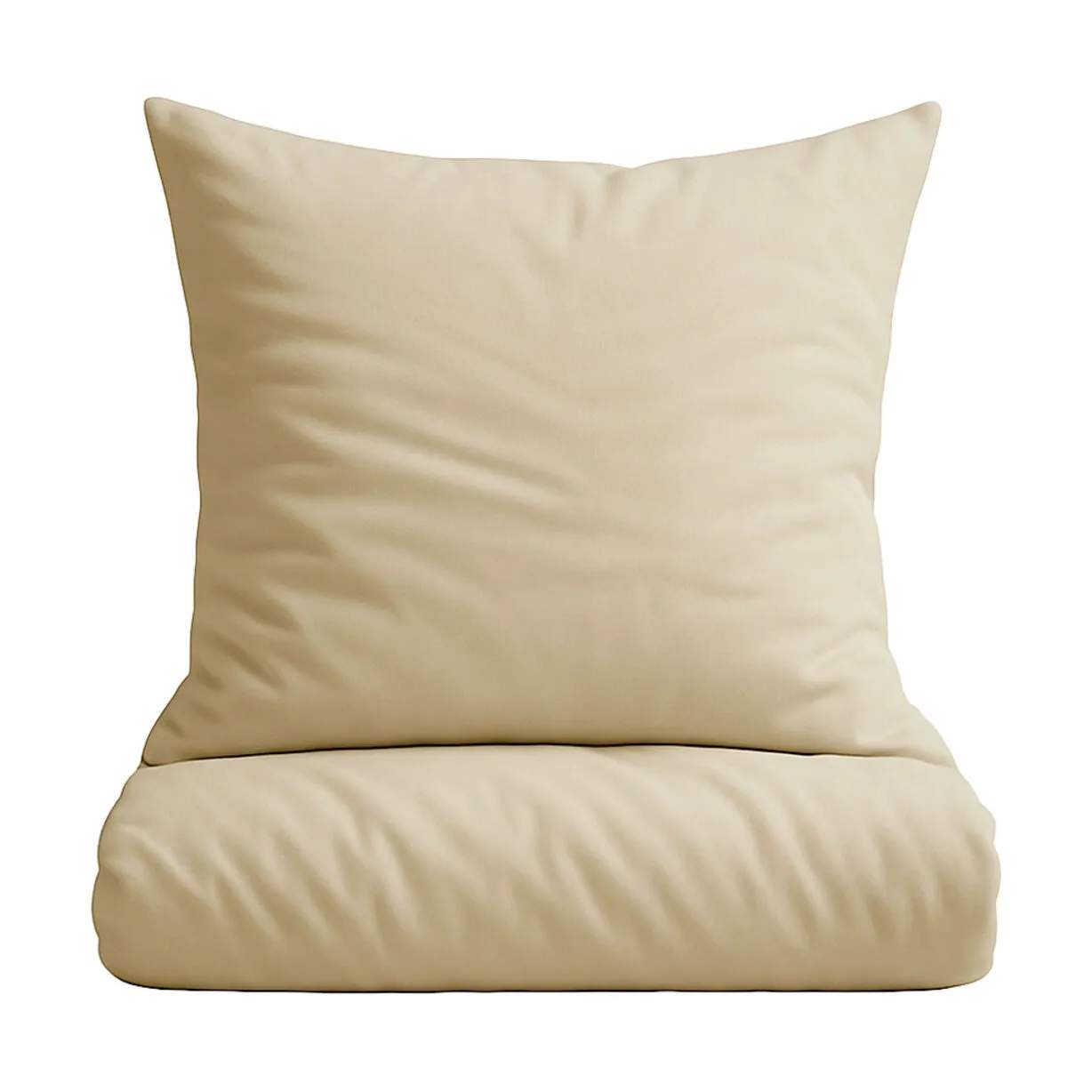 omhu Sengetøj Percale Sengetøj i Mud, B140 x L200 cm, 1