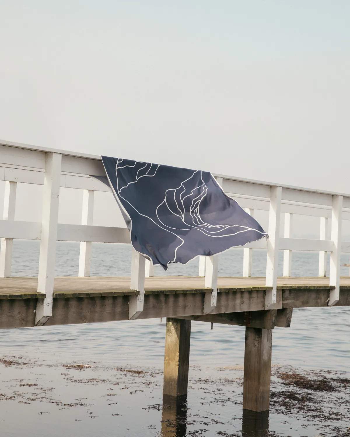 The Organic Company Morgenkåber Reconnect Wrap Tæppe i Blå, 2