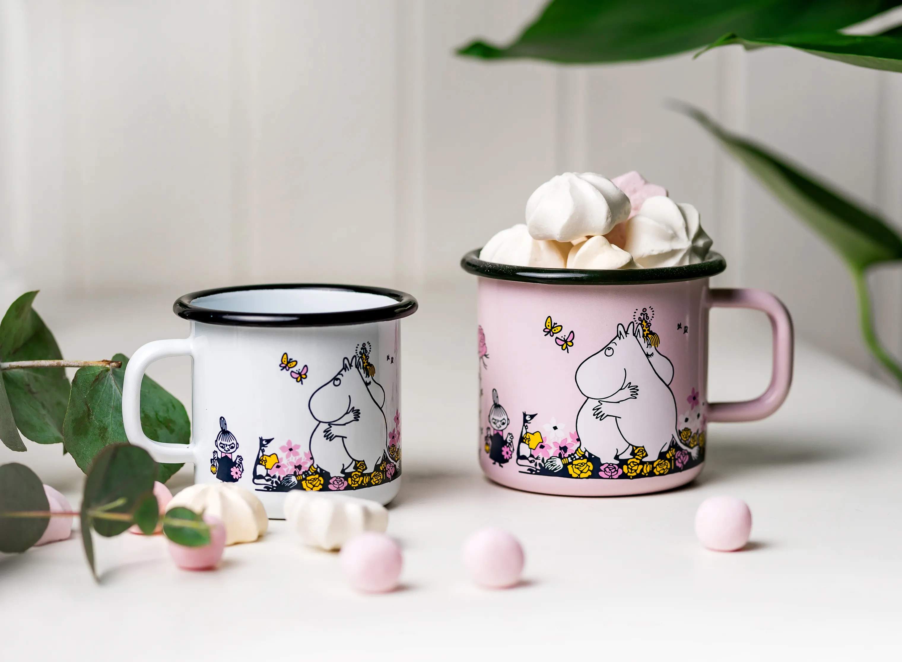 Muurla Krus og kopper med hank Moomin Krus - Hug i Hug, 37 cl, 2