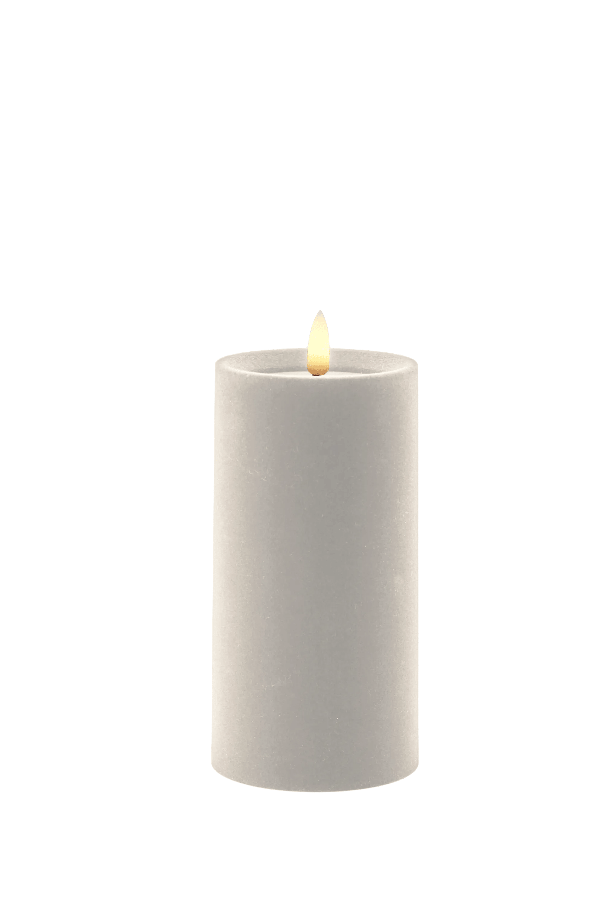 Sirius LED-lys Sille Velour LED Bloklys i Elfenben, 15 cm, 1