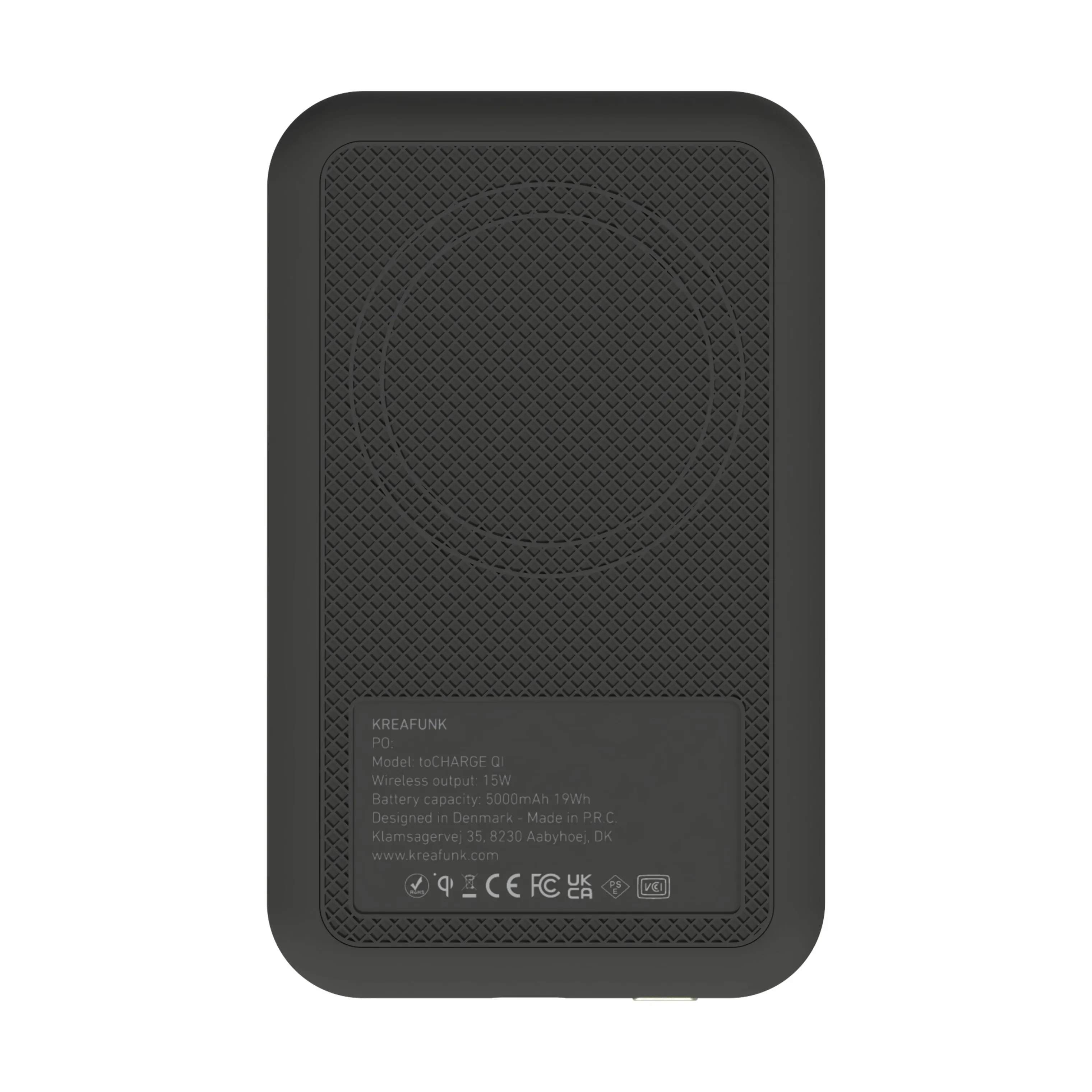 Kreafunk Øvrigt interiør toCHARGE QI Ladestation i Black, 3