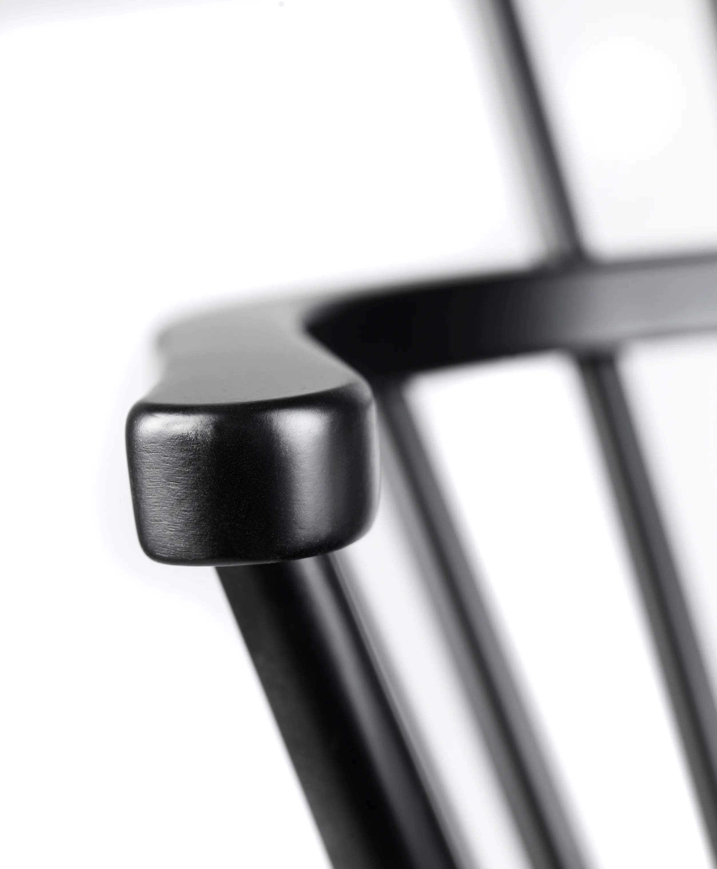 FDB Møbler Lænestole J52B Lænestol i Jet Black (RAL 9005), 2