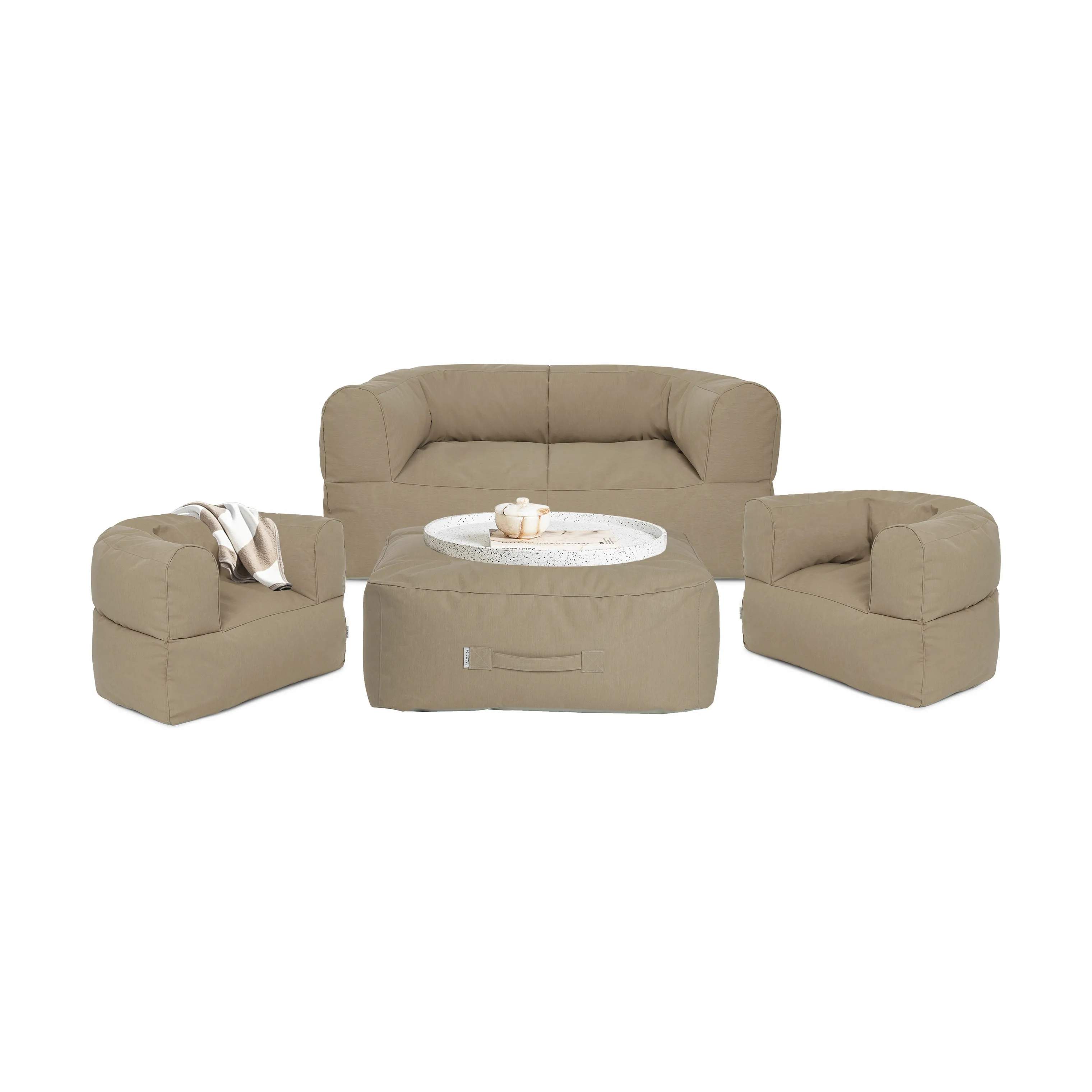 Arm-Strong Loungesæt, taupe, large