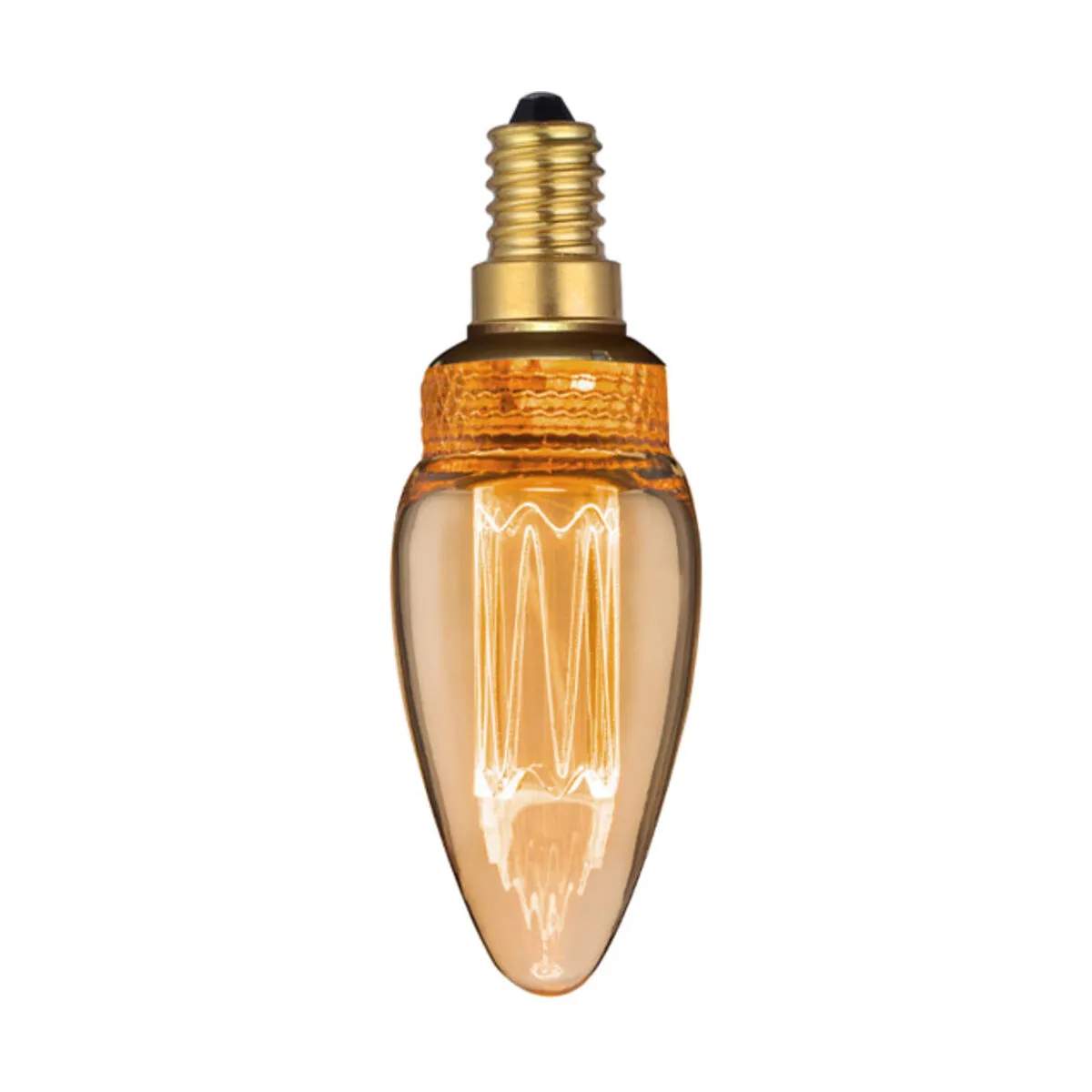 Halo Design LED-pærer Colors Dim LED Kerte Lyspære i Amber, 1