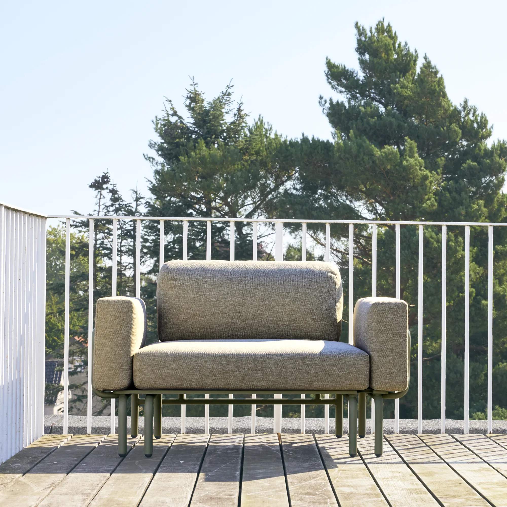 Mandalay Loungestole Ivy Loungestol i Olivengrøn, 2