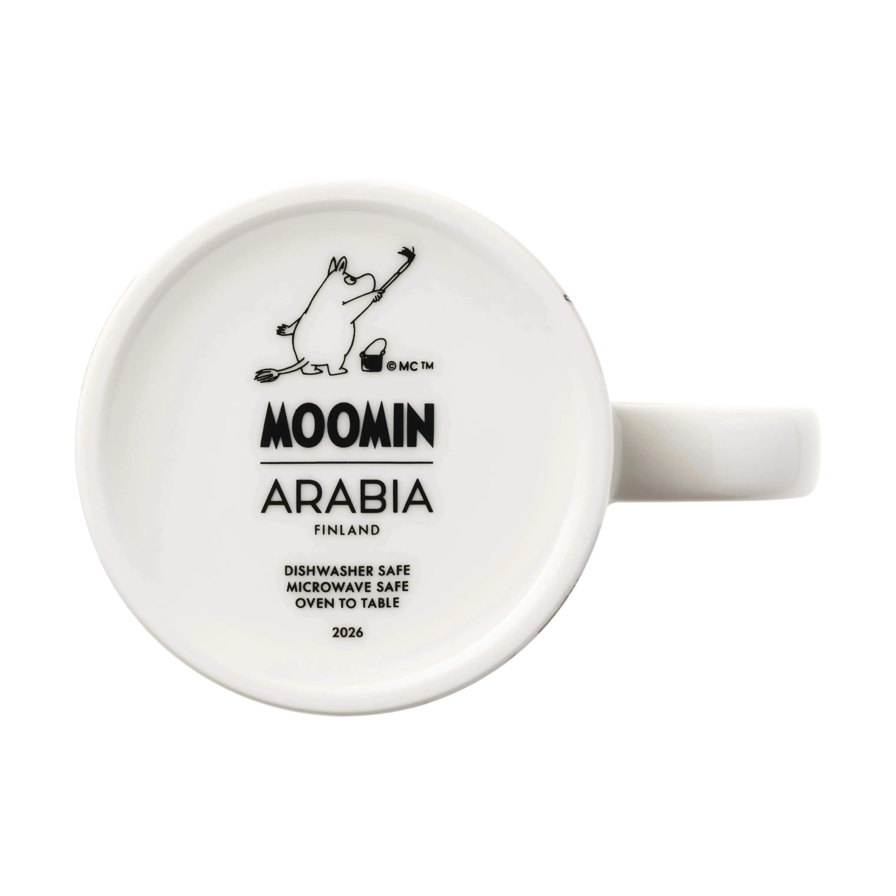 Moomin Arabia Krus og kopper med hank Krus - Ferieklar i Ferieklar, 30 cl, 4