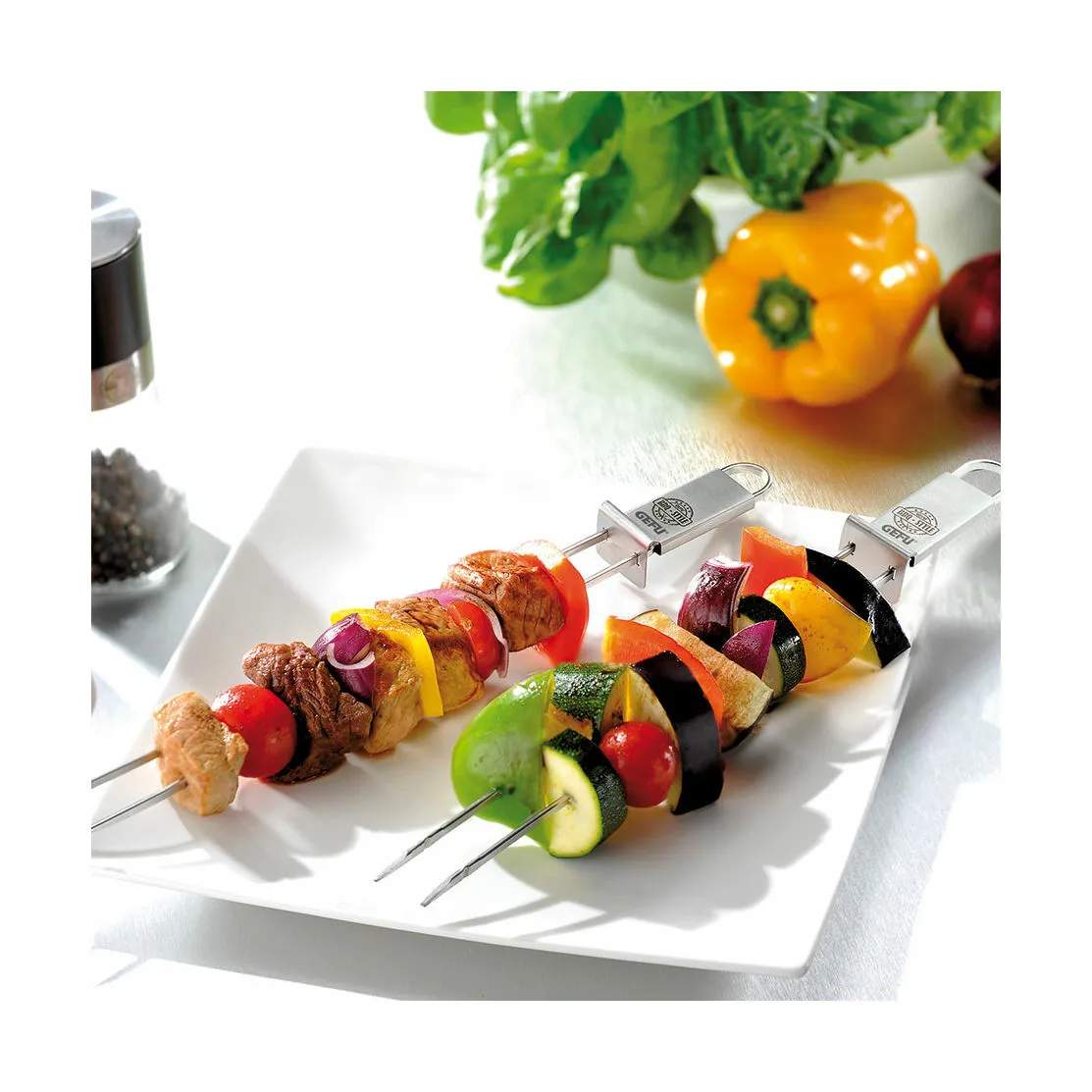 Gefu Grillredskaber Grillspyd - 2 stk. i 32 cm, 3