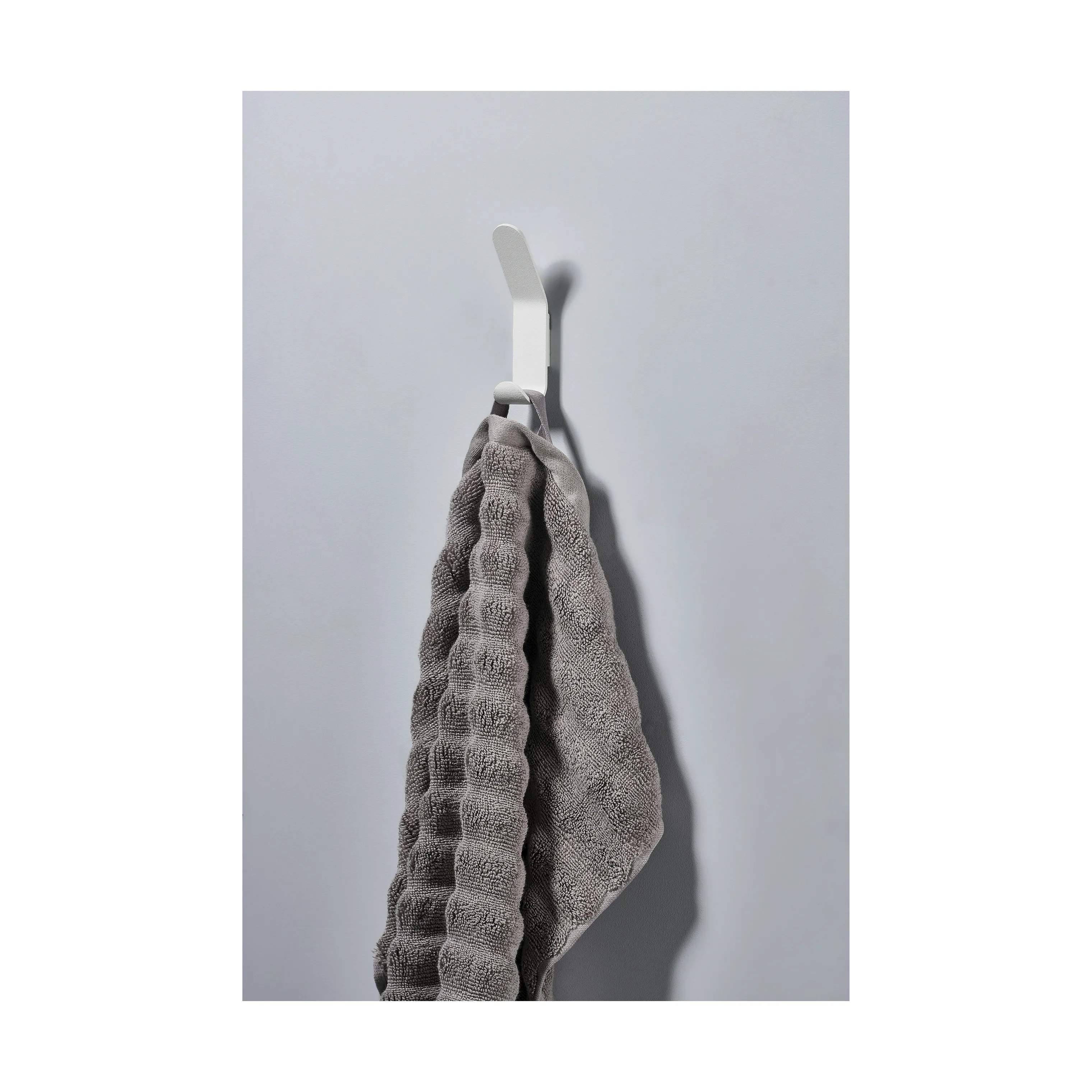 Zone Knager A-collection A-Double Hook Dobbeltknage i White, 11 cm, 2