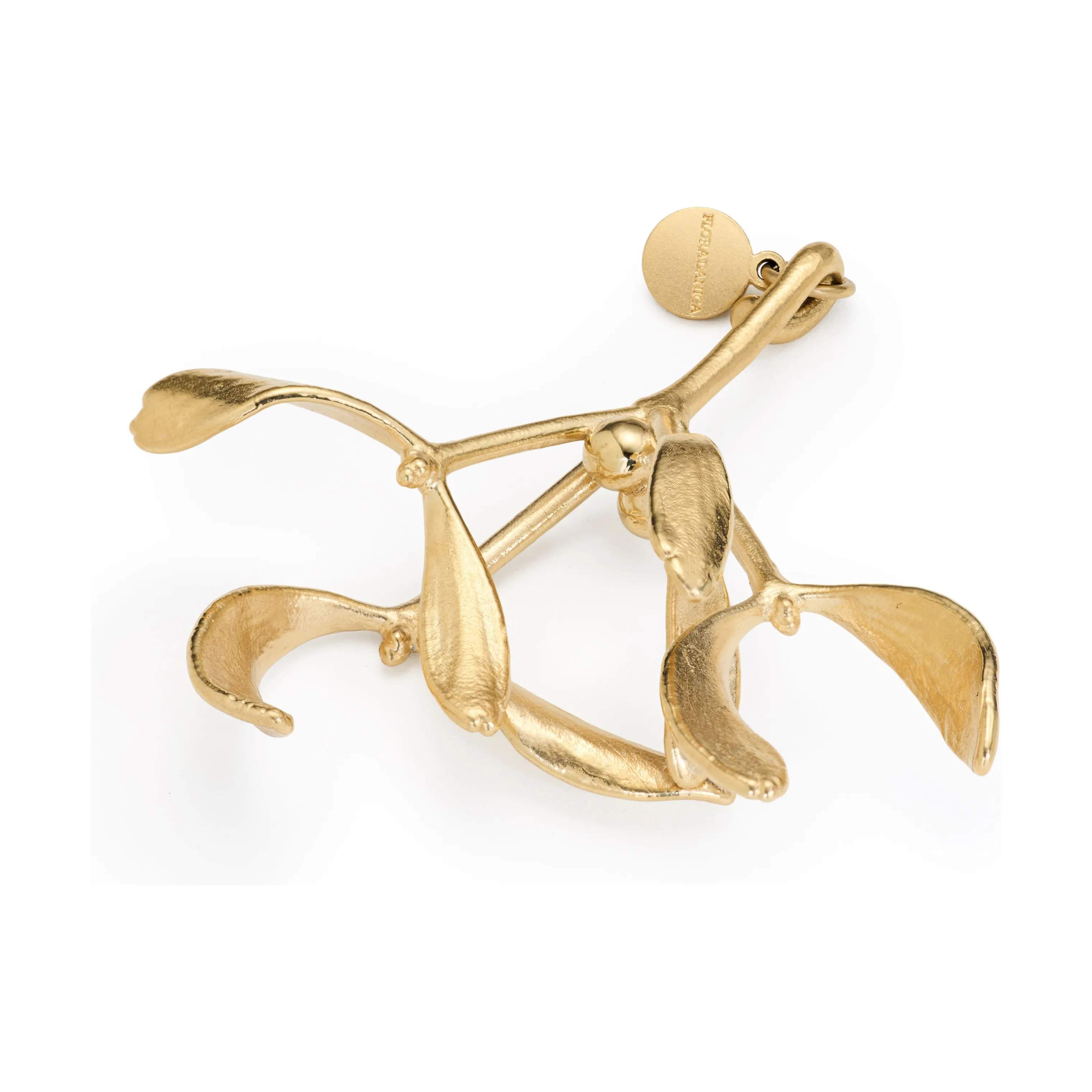 Christmas Collectibles Ophæng - Mistelten, guld, large