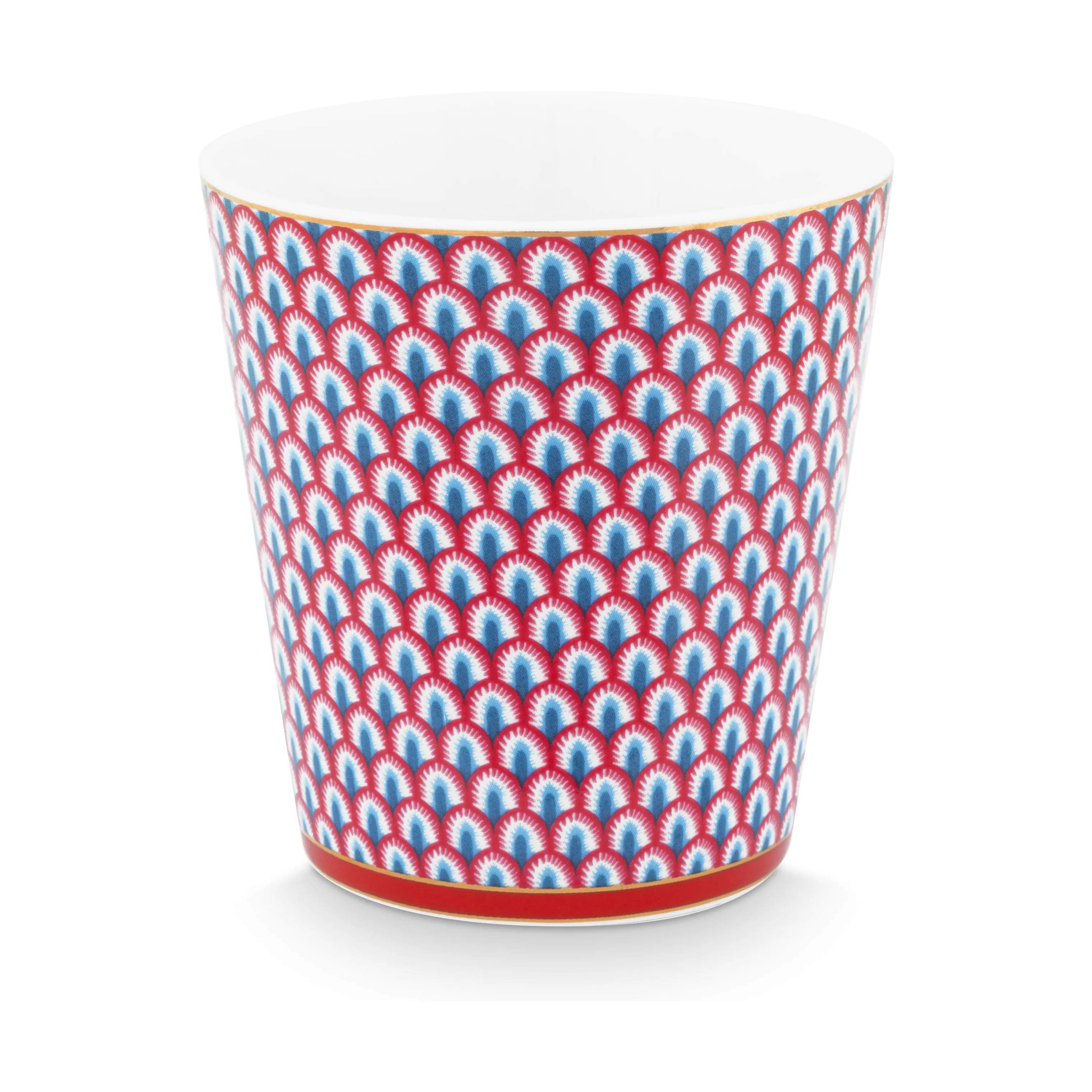 PIP Studio Krus og kopper med hank Flower Festival Krus - 4 stk. i Blue, 3