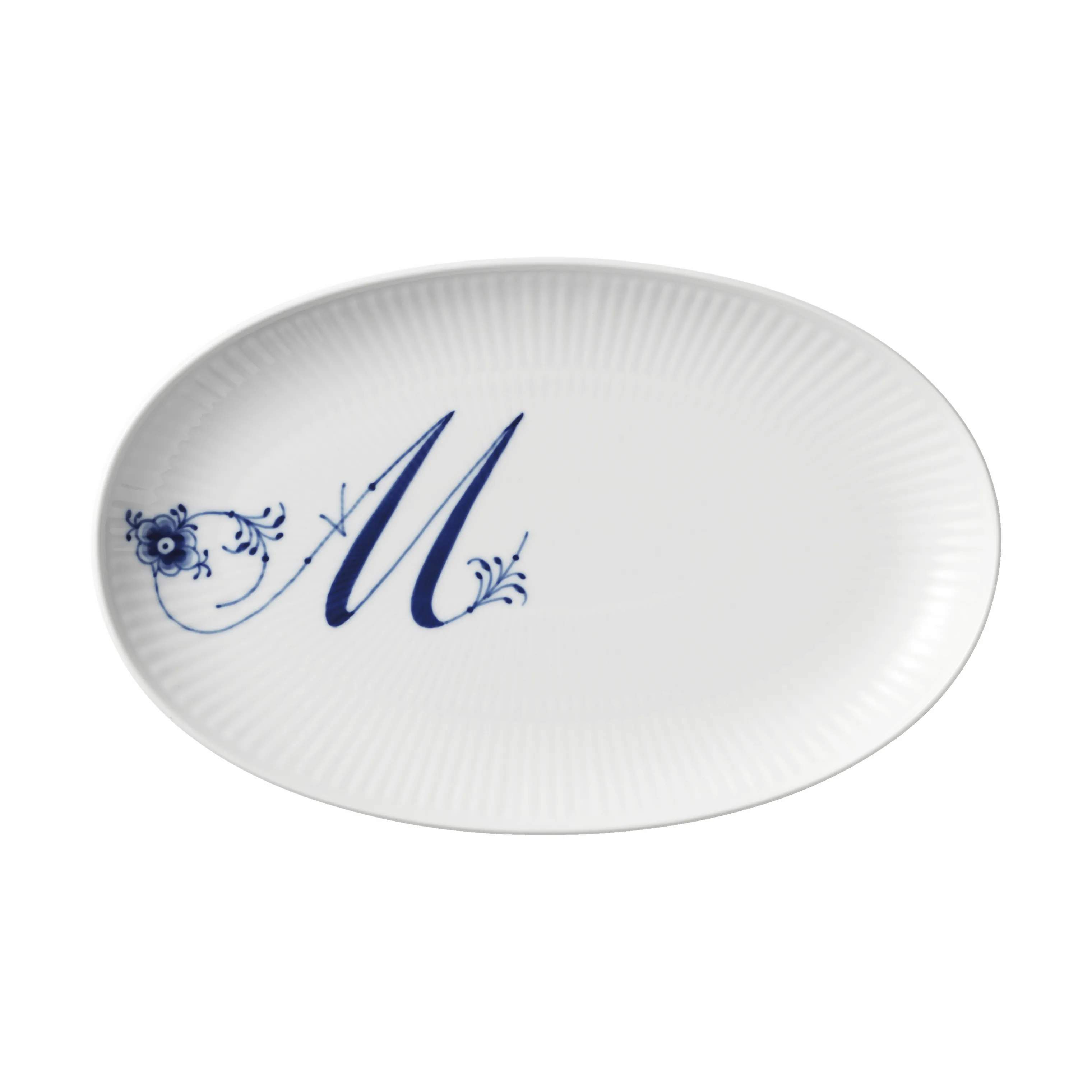Alfabet kollektion Tallerken - M, m, large