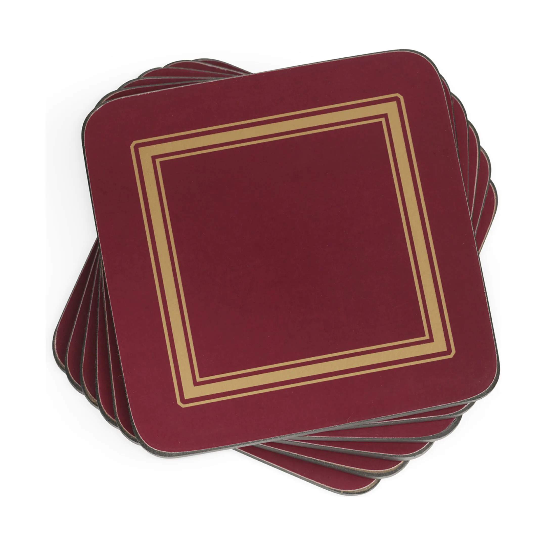 Spode Glasbrikker og coasters Pimpernel Glasbrikker - 6 stk. i Rød/guld, 1