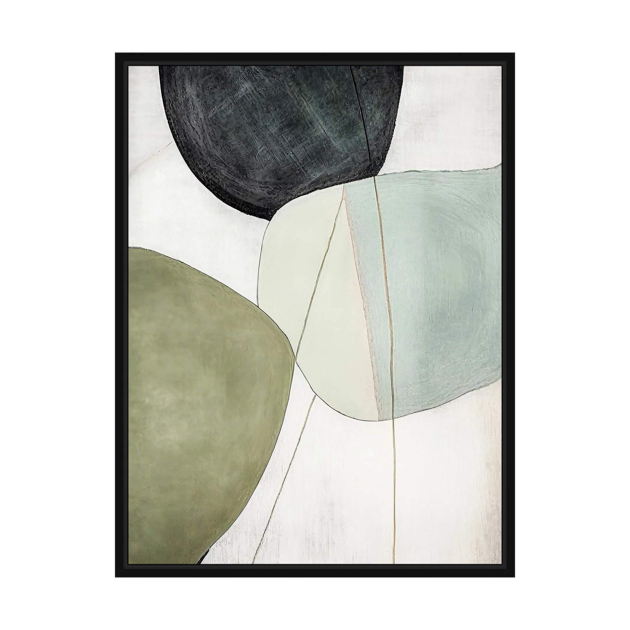 Mixed Media - Green I, green i, large