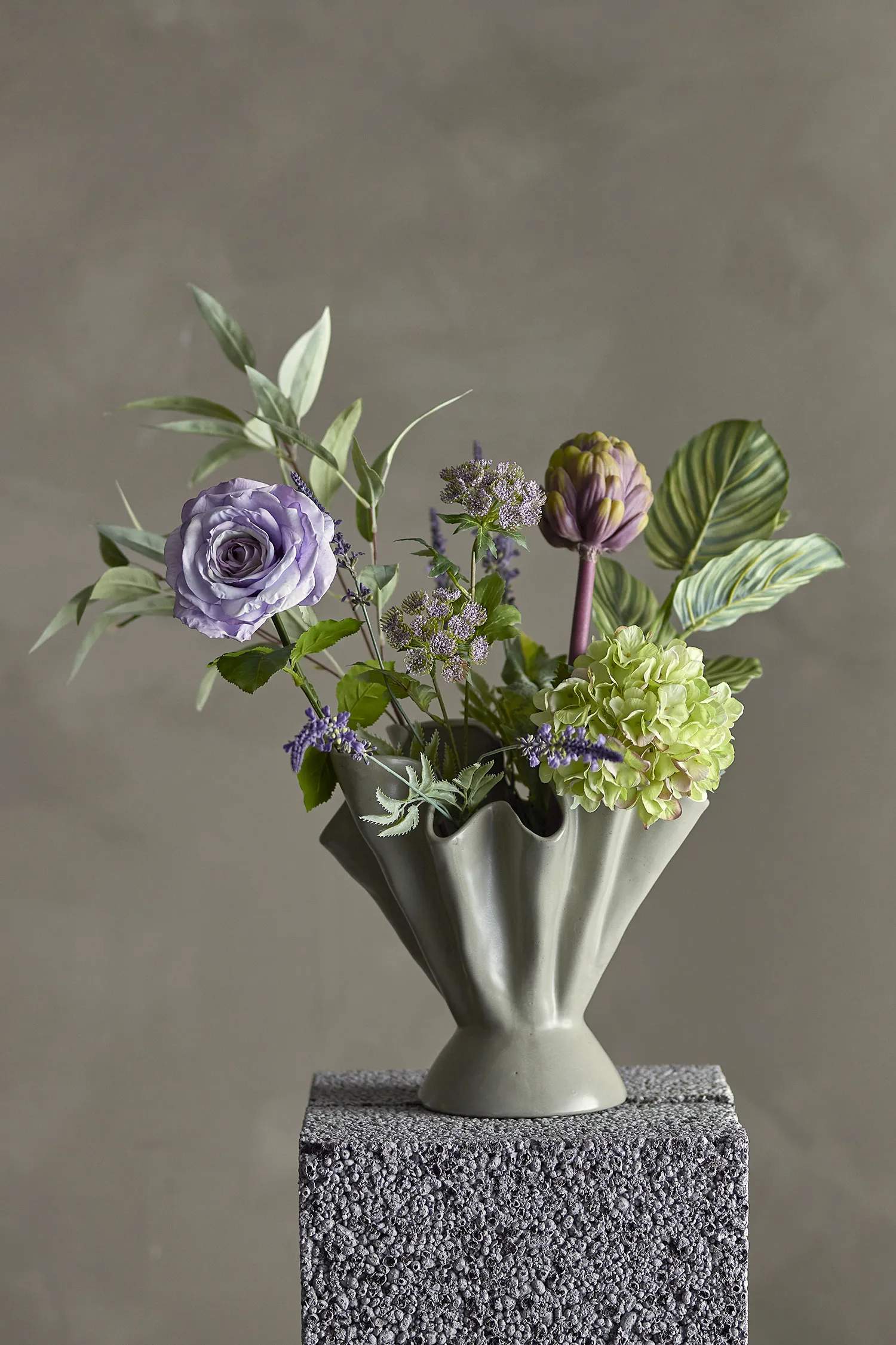 Bloomingville Kunstige blomster Kunstig Buket - Whisper i Lilla, 2