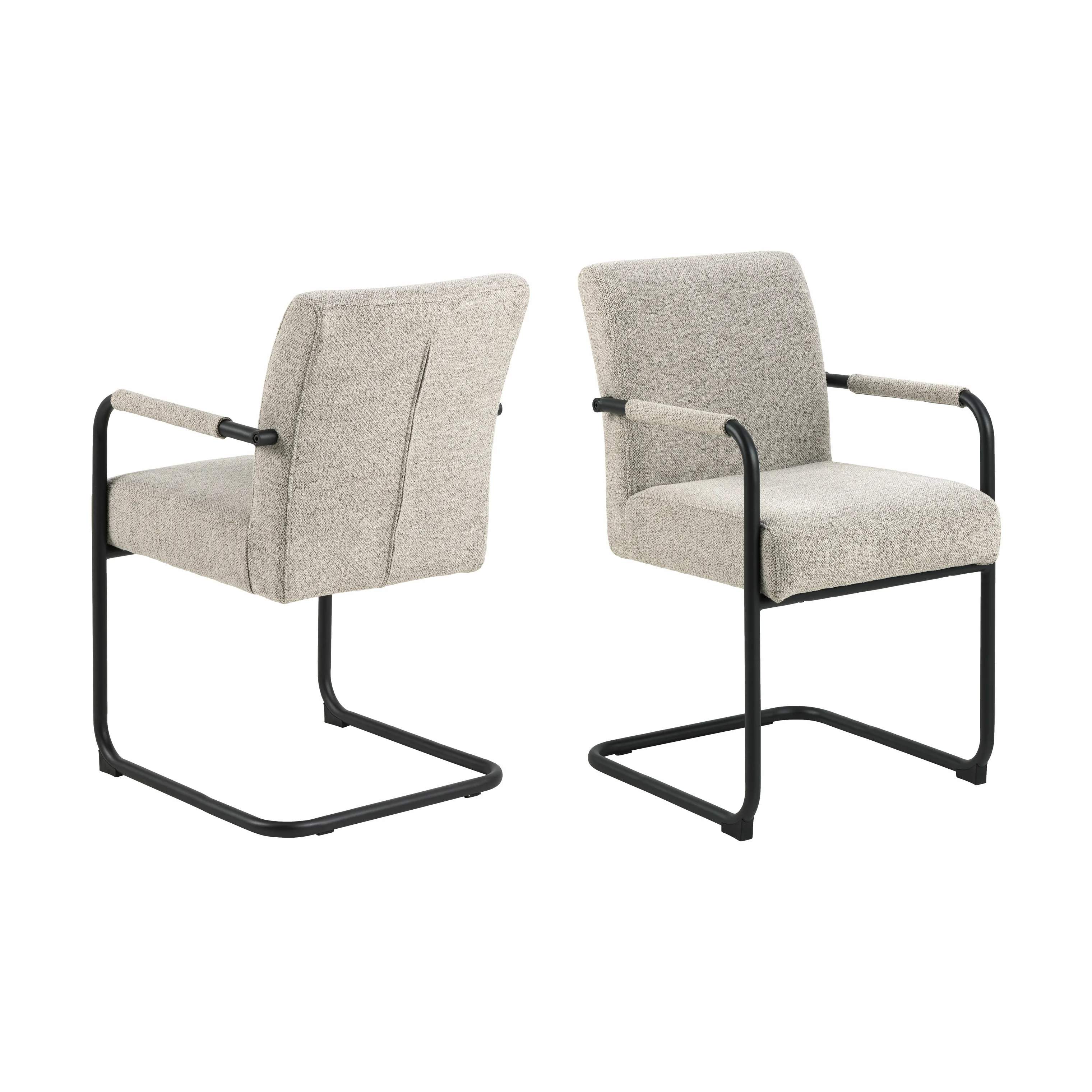 CASA Living Spisebordsstole Adele Spisebordsstol - 2 stk. i beige, 8