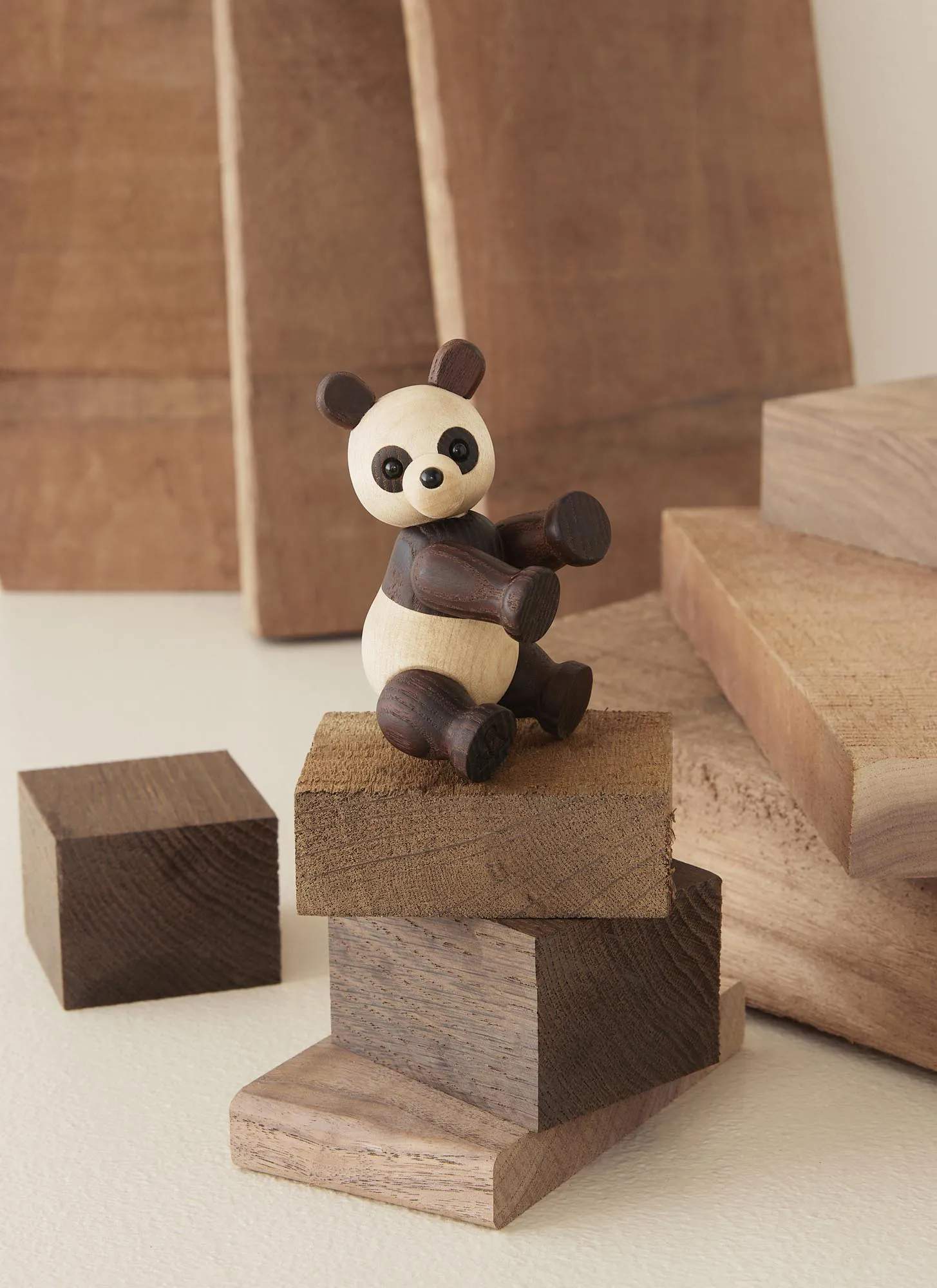 Spring Copenhagen Dyrefigurer Pandaunge - Pixi i Natural, 3