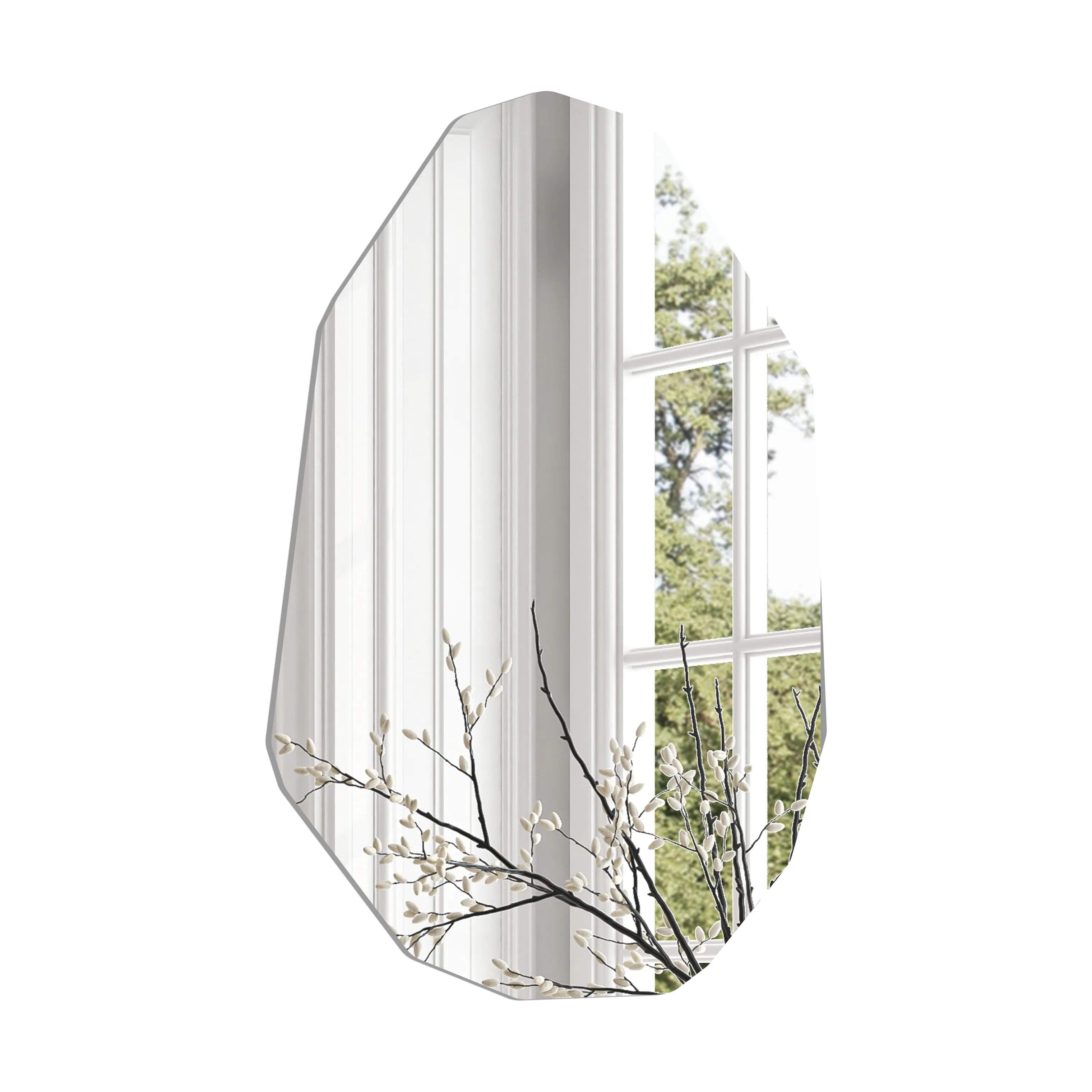 Incado Spejle Stone Spejl i Sølv, 1