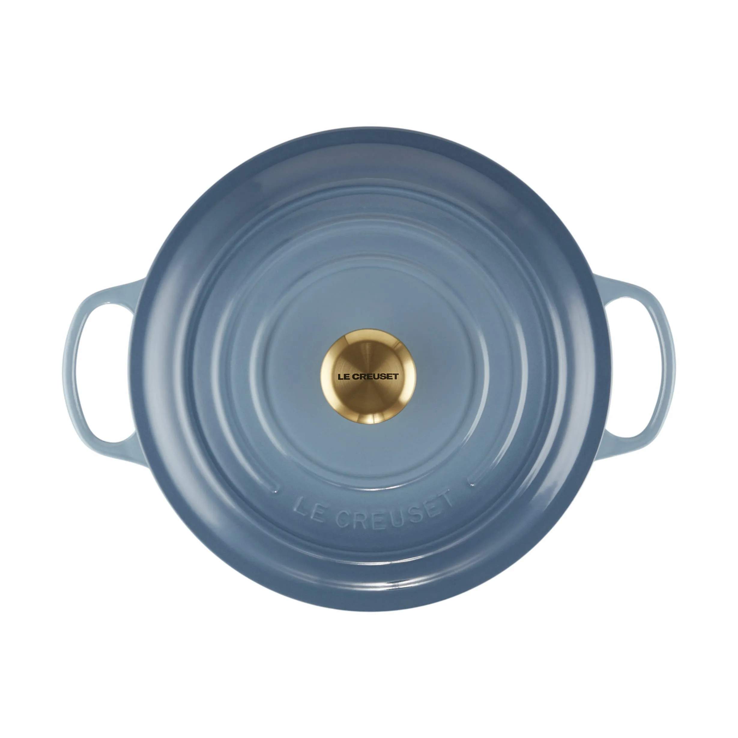Le Creuset Gryder Signature Rund Gryde i Chambray, 6.7 L, 2