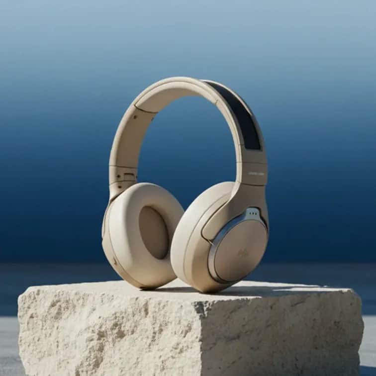 Soundliving Hovedtelefoner Solar Høretelefoner i Beige, 3