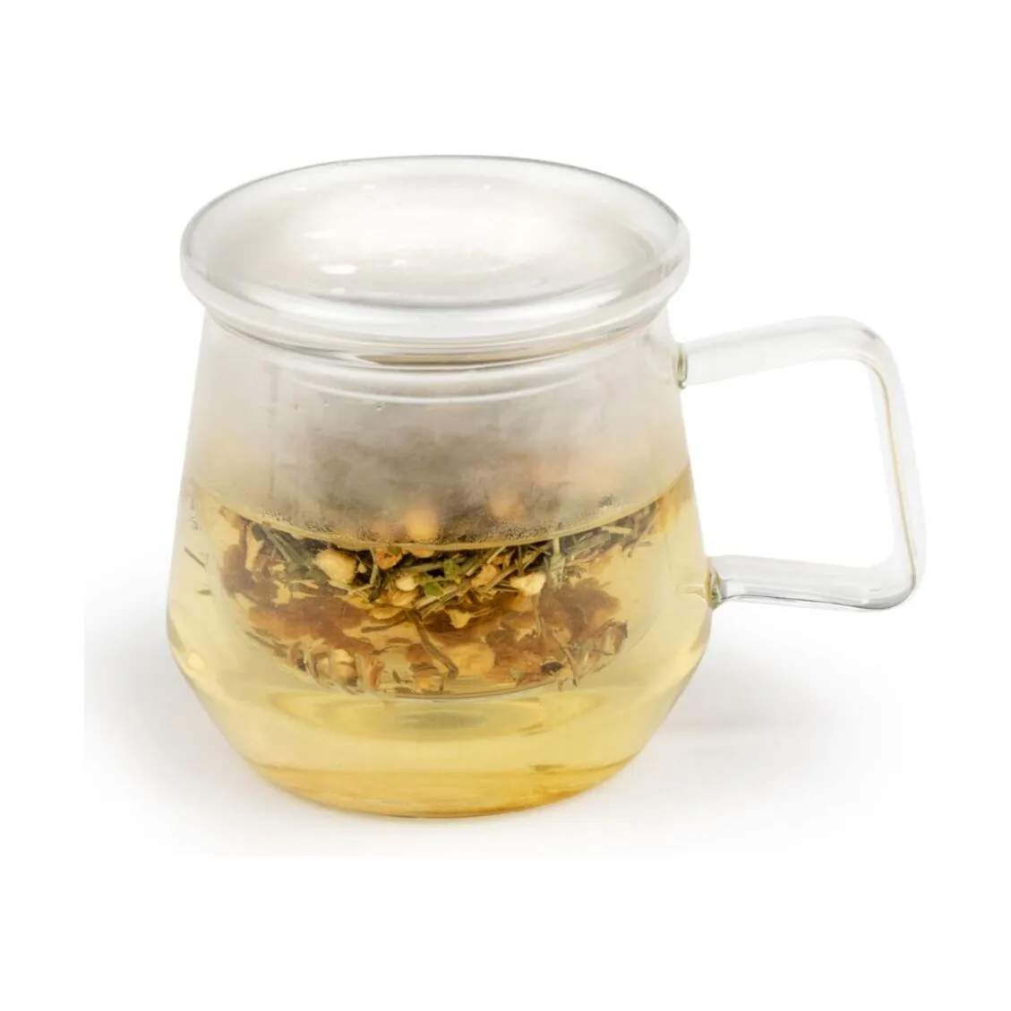 Bredemeijer Krus og kopper med hank Livorno Teglas med filter i Transparent, 1