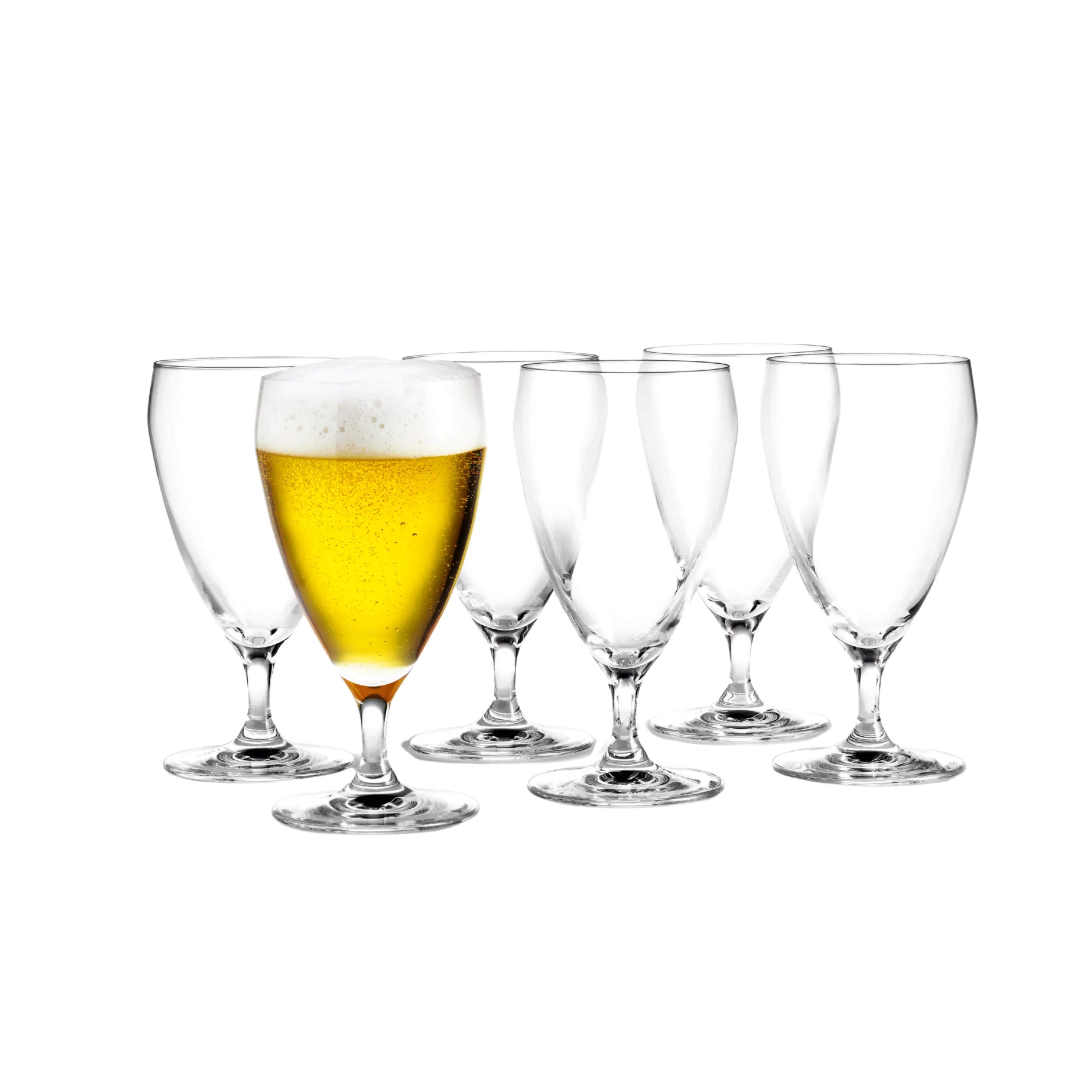 Holmegaard Ølglas Perfection Ølglas - 6 stk. i Klar, 1