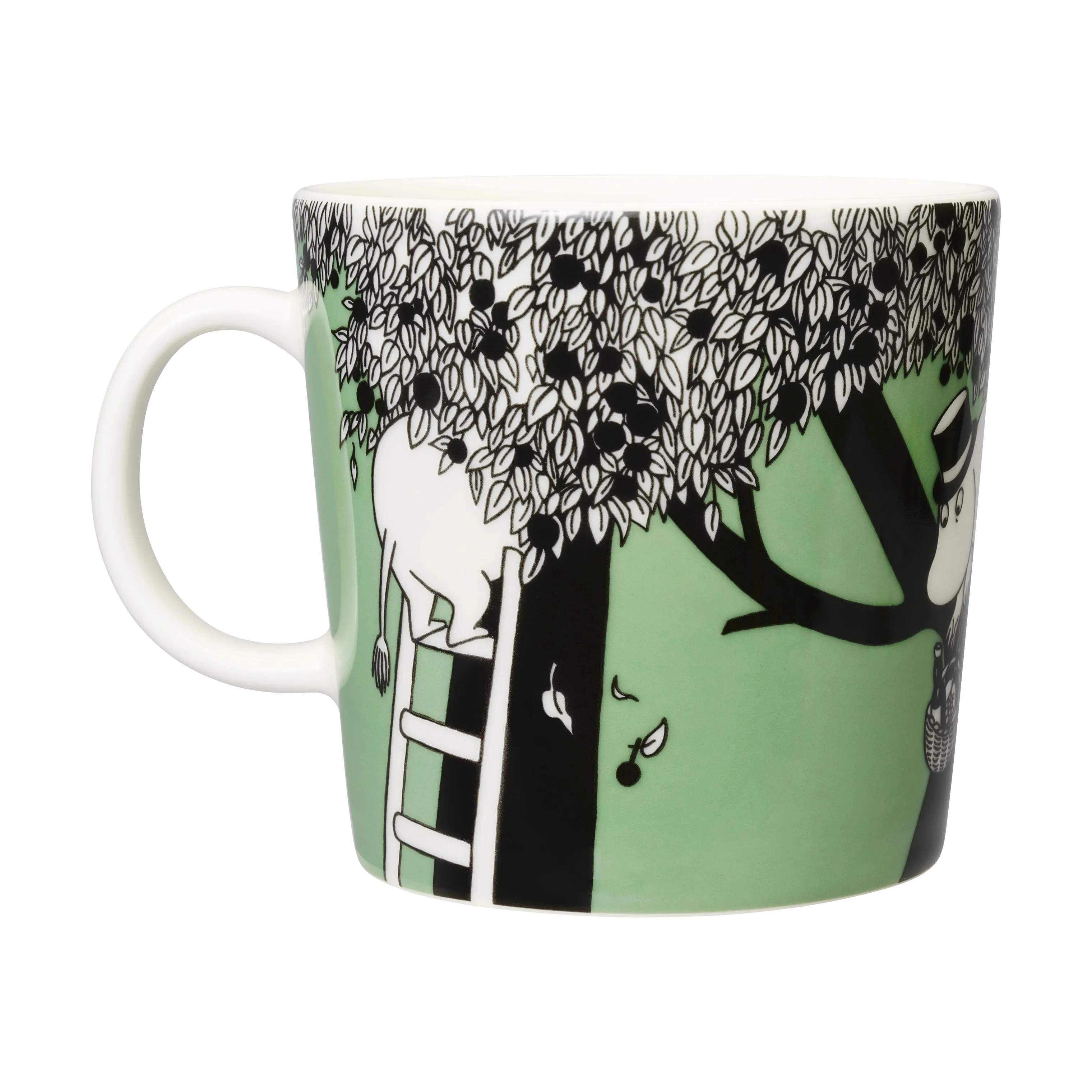 Moomin Arabia Krus og kopper med hank Moomin special Krus i Grøn, 4