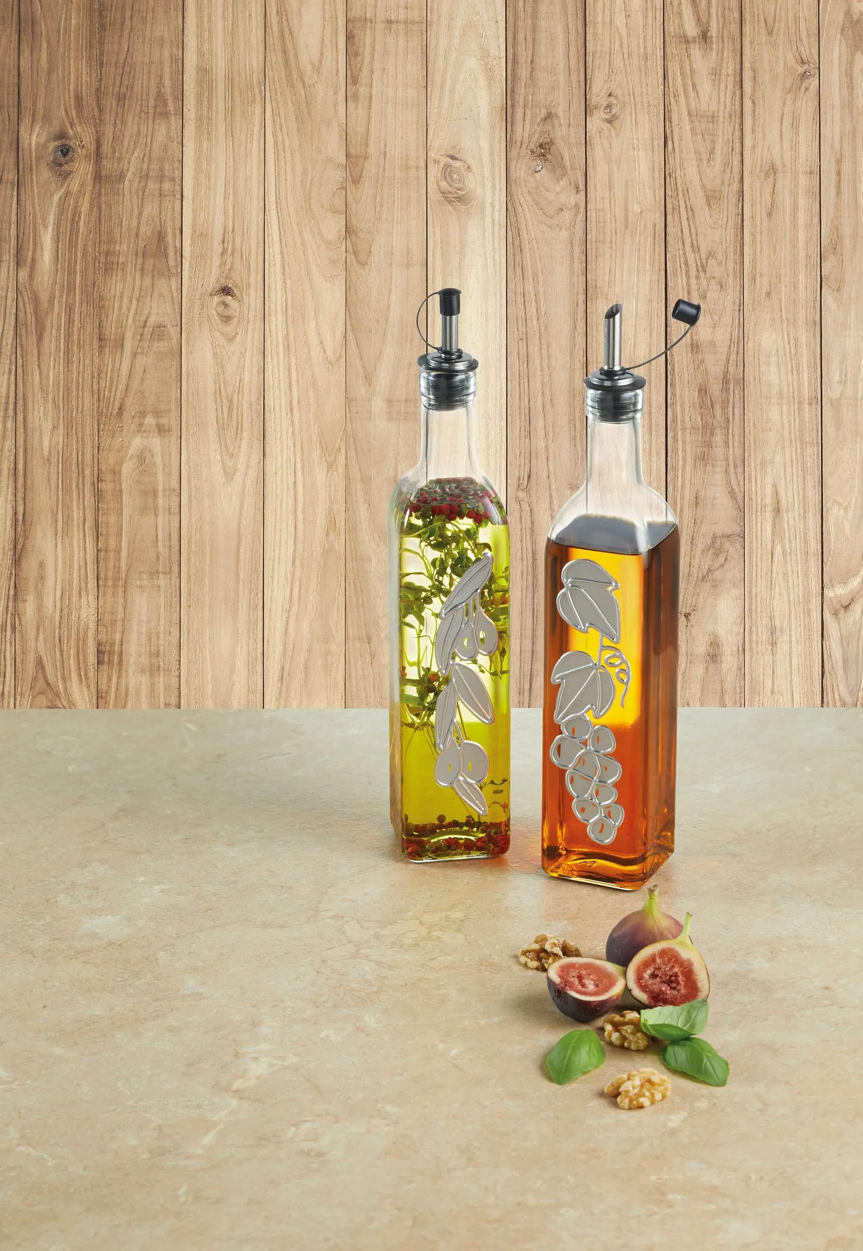 KitchenCraft Olie- og eddikeflasker World of Flavours Olie/Edikkesæt - 2 dele i Klar, 2