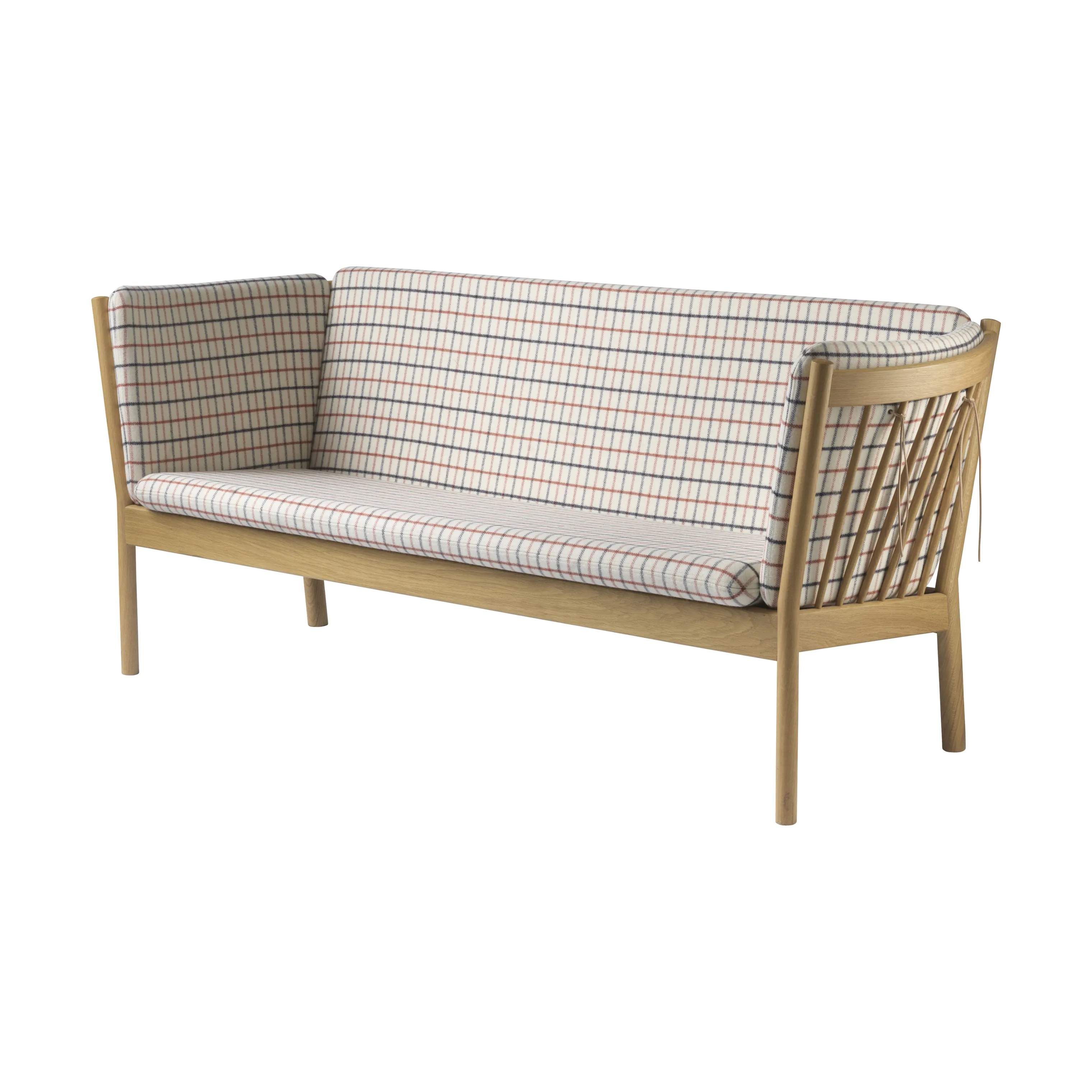 FDB Møbler Sofaer J149 Sofa i Rød ternet, 4