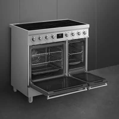 Smeg Komfurer Classic Induktionskomfur C92IMX2 i 90 cm, 3