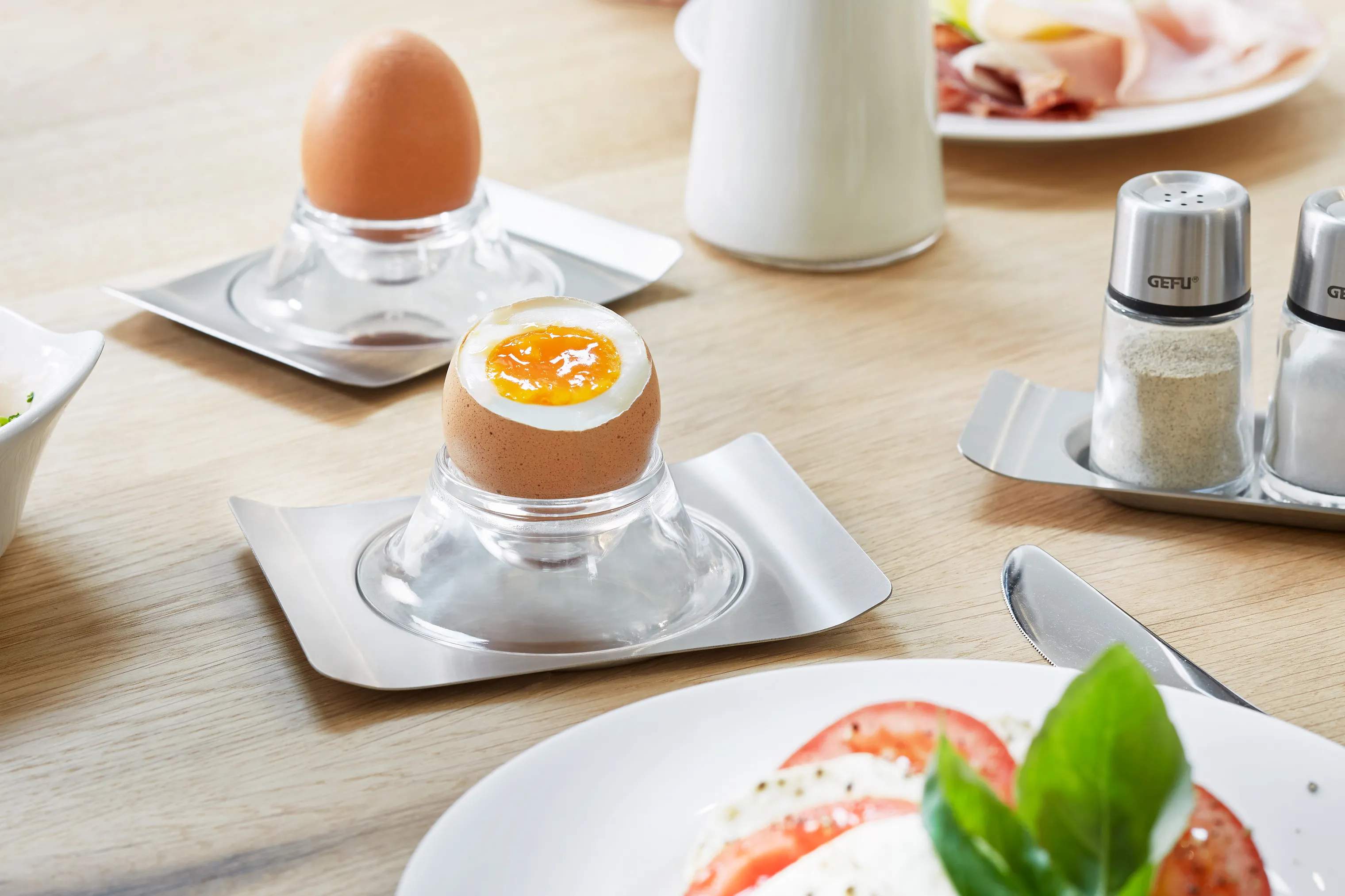 Gefu Æggebægere Brunch Æggebæger - 2 stk. i Sølv, 2