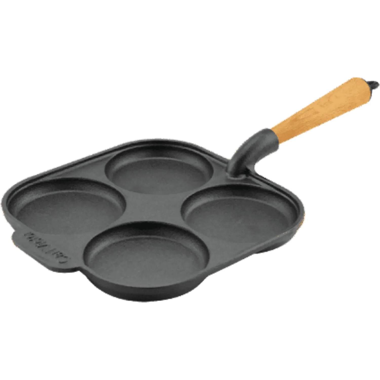 Carl Victor Pandekagepander Ægge/Blinispande i Støbejern, Bøgetræ, 1