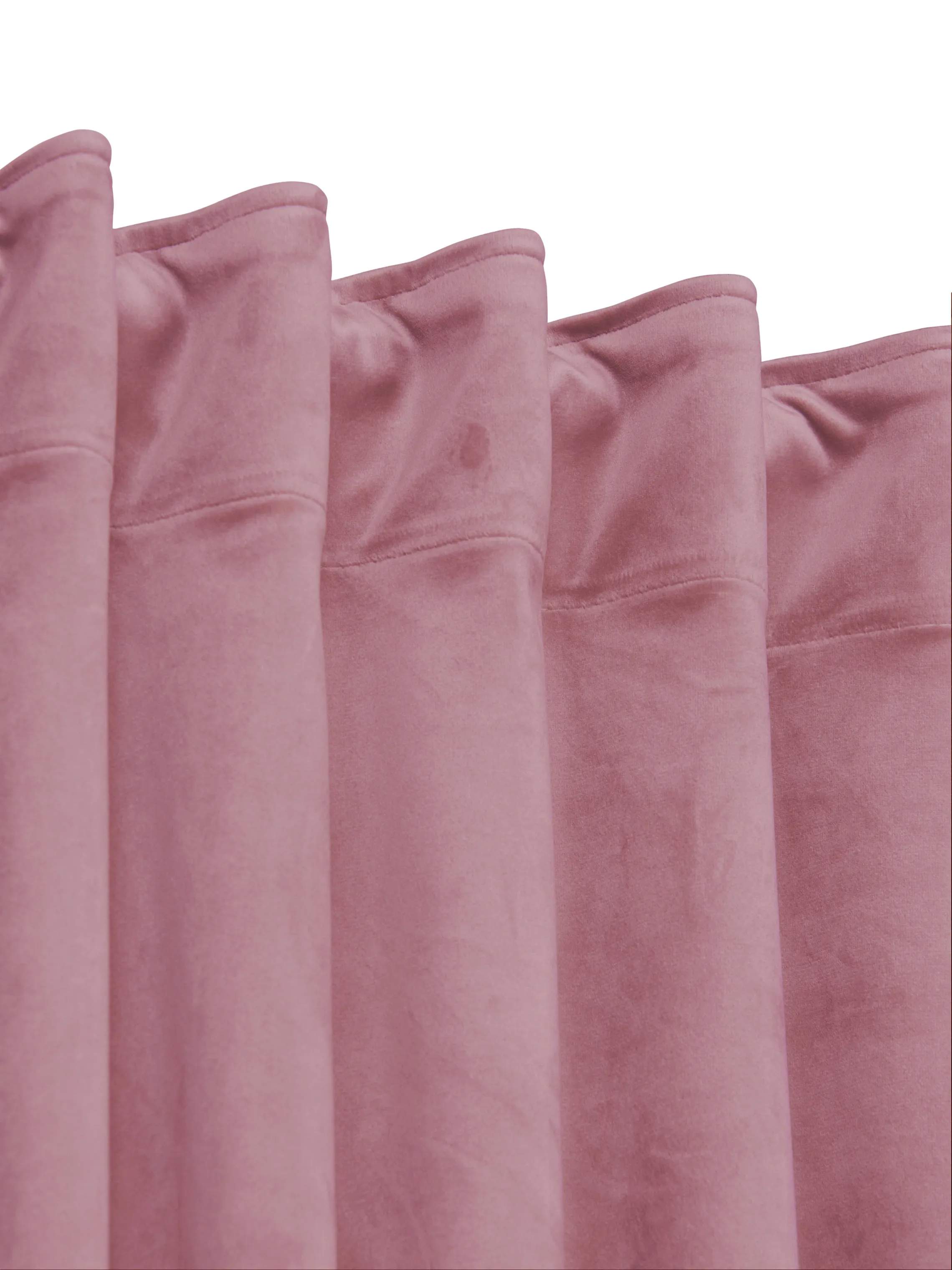 Svanefors Gardiner og gardinstænger Estelle Estrelle Gardin - 2 stk. i Rosa, H280 x B135 cm, 3