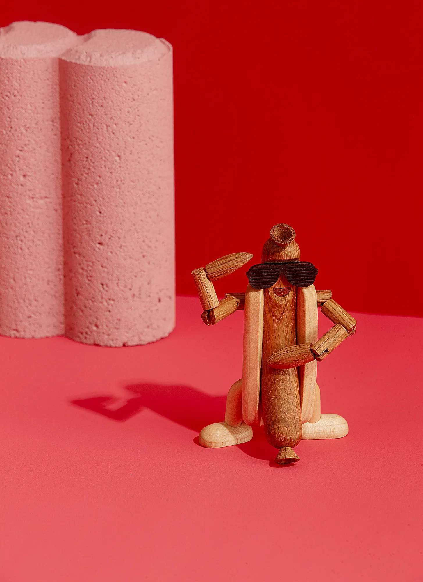 Spring Copenhagen Øvrige figurer Figur - Harry Hot Dog i Natural, 3