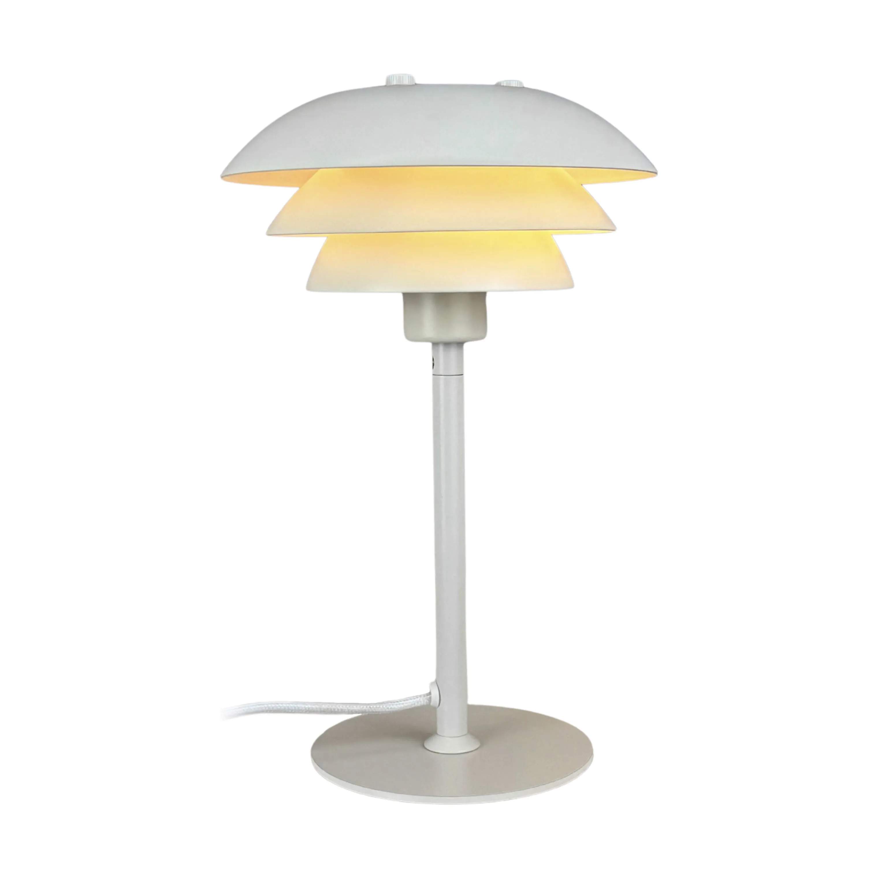 Dyberg Larsen Bordlamper Sixteen Bordlampe i Perlehvid, 4