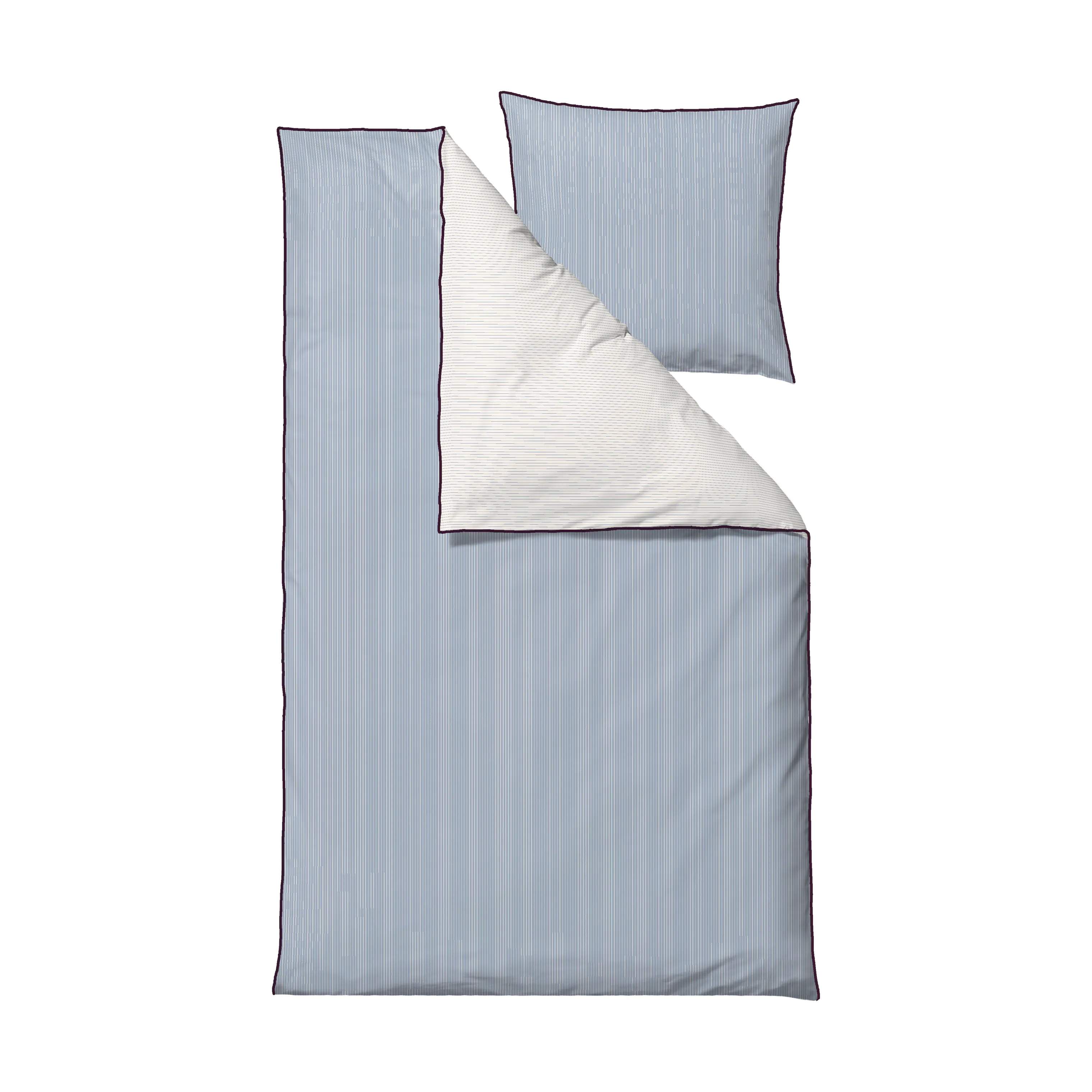 Södahl Sengetøj Sengetøj i Linen blue, B140 x L220 cm, 1