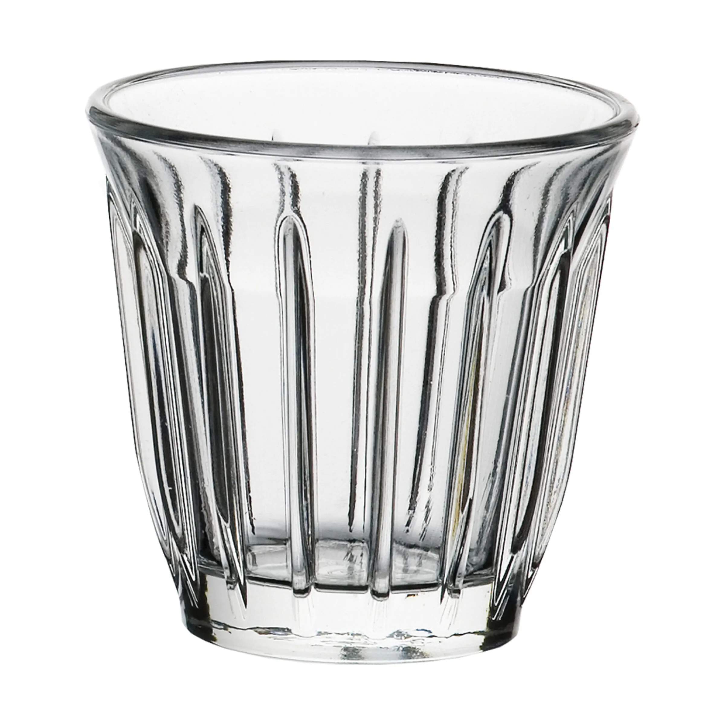 La Rochère Espressokopper Zinc Espressoglas - 6 stk. i Klar, 4