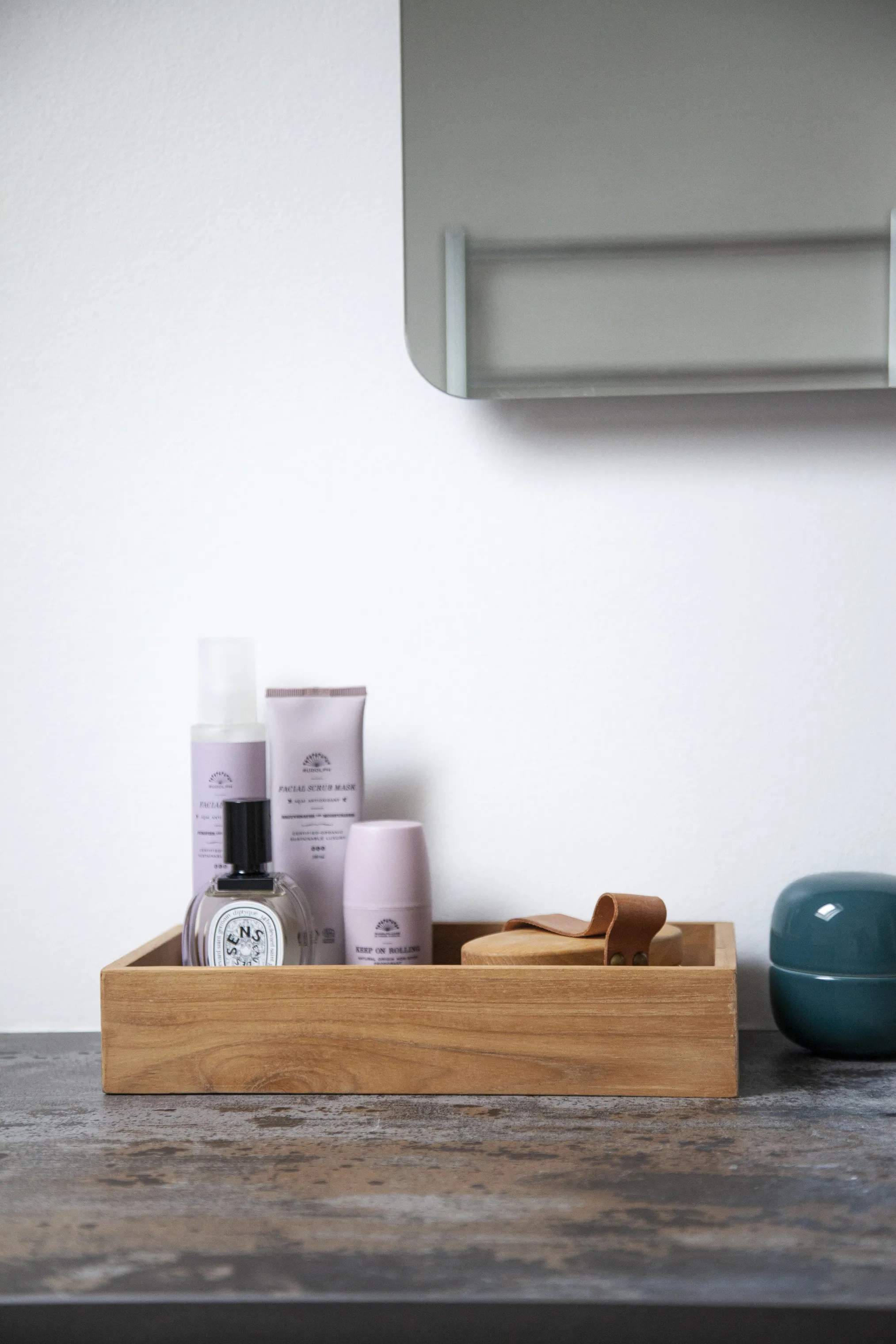 cinas Tilbehør til bad Shampoo bakke i Teak, 6