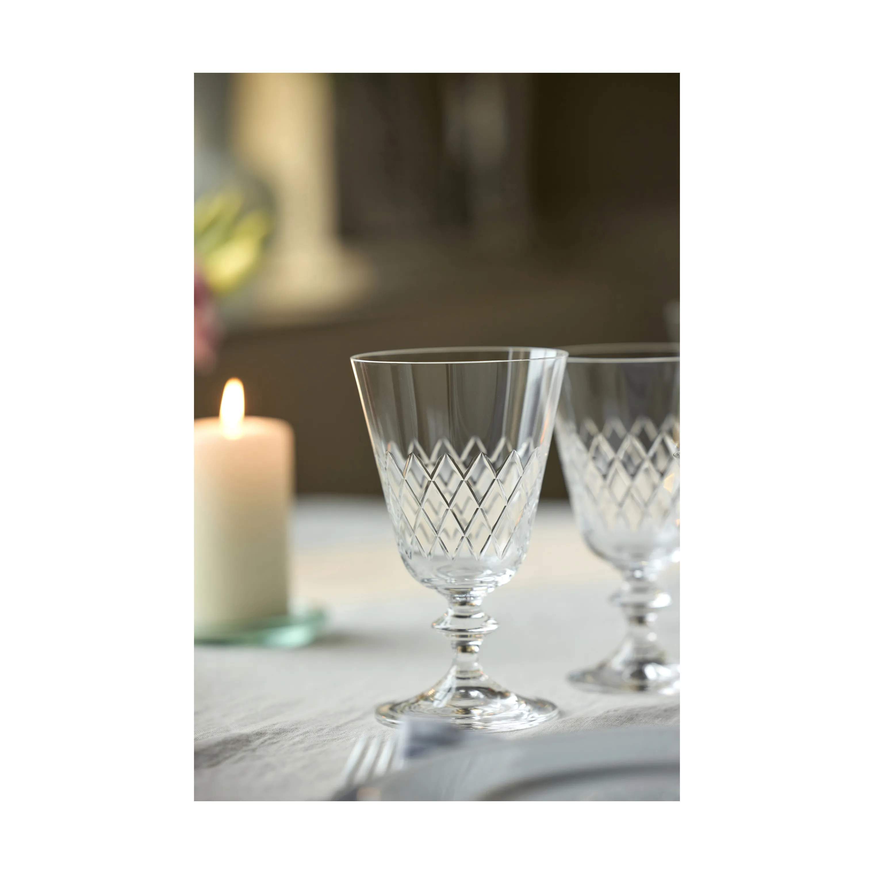 Lyngby Glas Hvidvinsglas Eaton Hvidvinsglas - 2 stk i Klar, 4