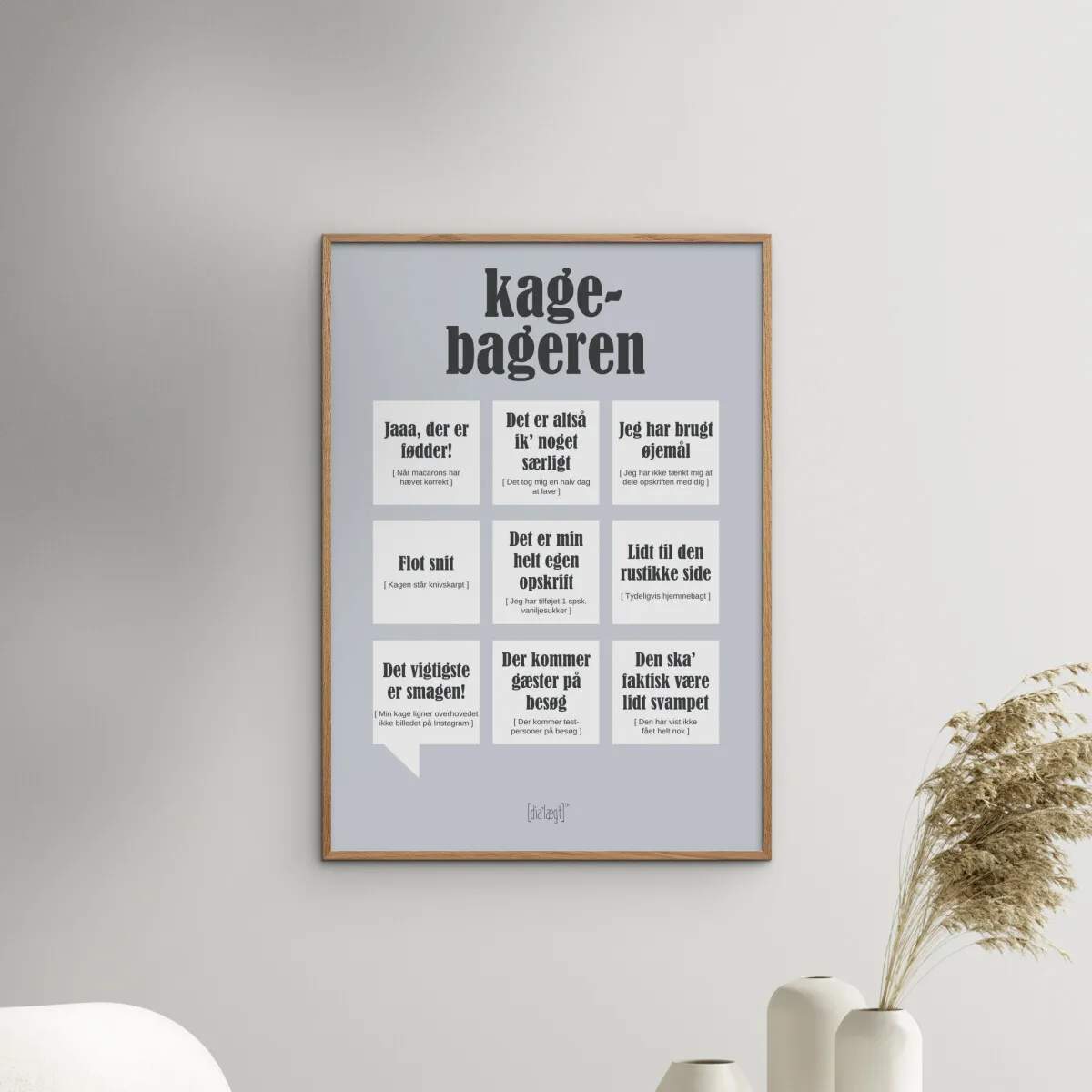 Poster&Frame Plakater Plakat - Kagebageren i B50 x L70 cm, 2