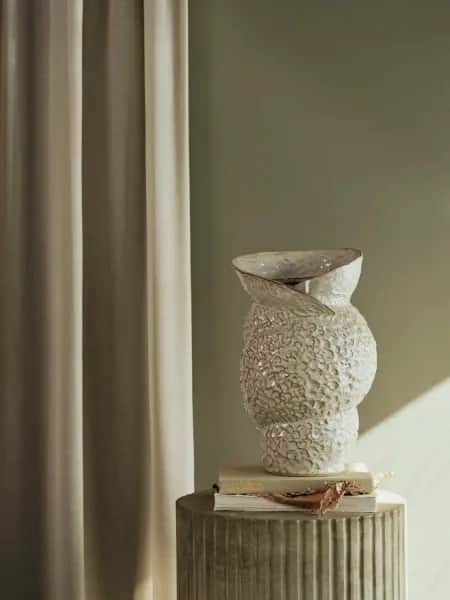 Broste Copenhagen Vaser Shelly Vase i Hvid, 3