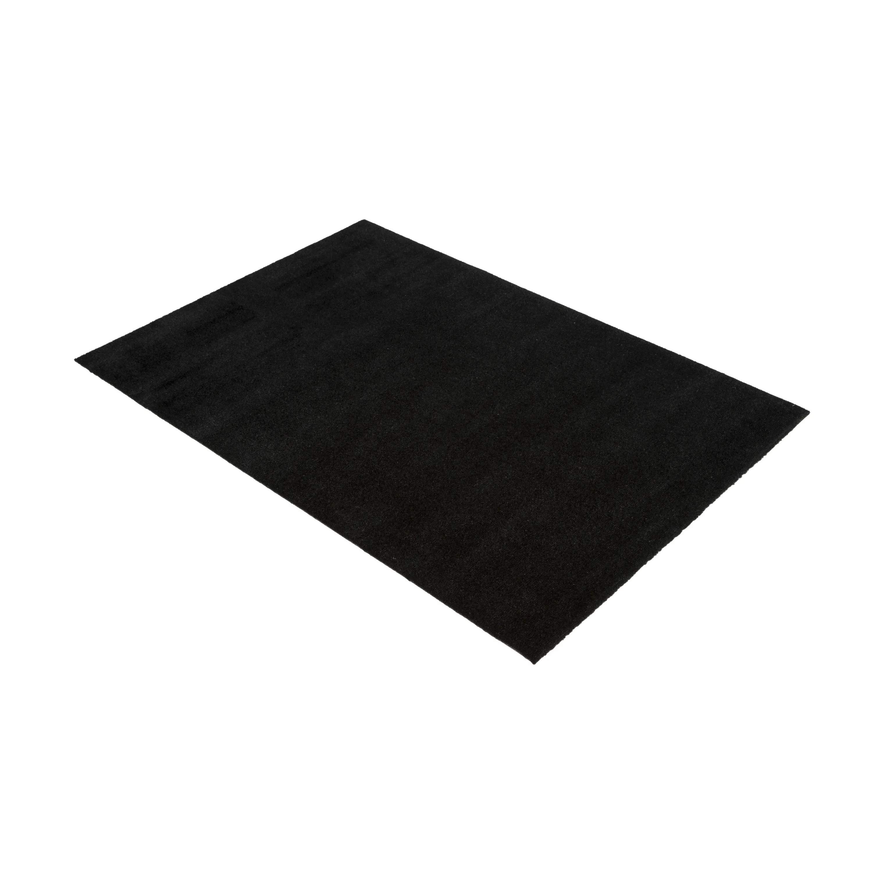 Tica Copenhagen Gulvtæpper Uni Color Gulvtæppe i Sort, B90 x L130 cm, 3