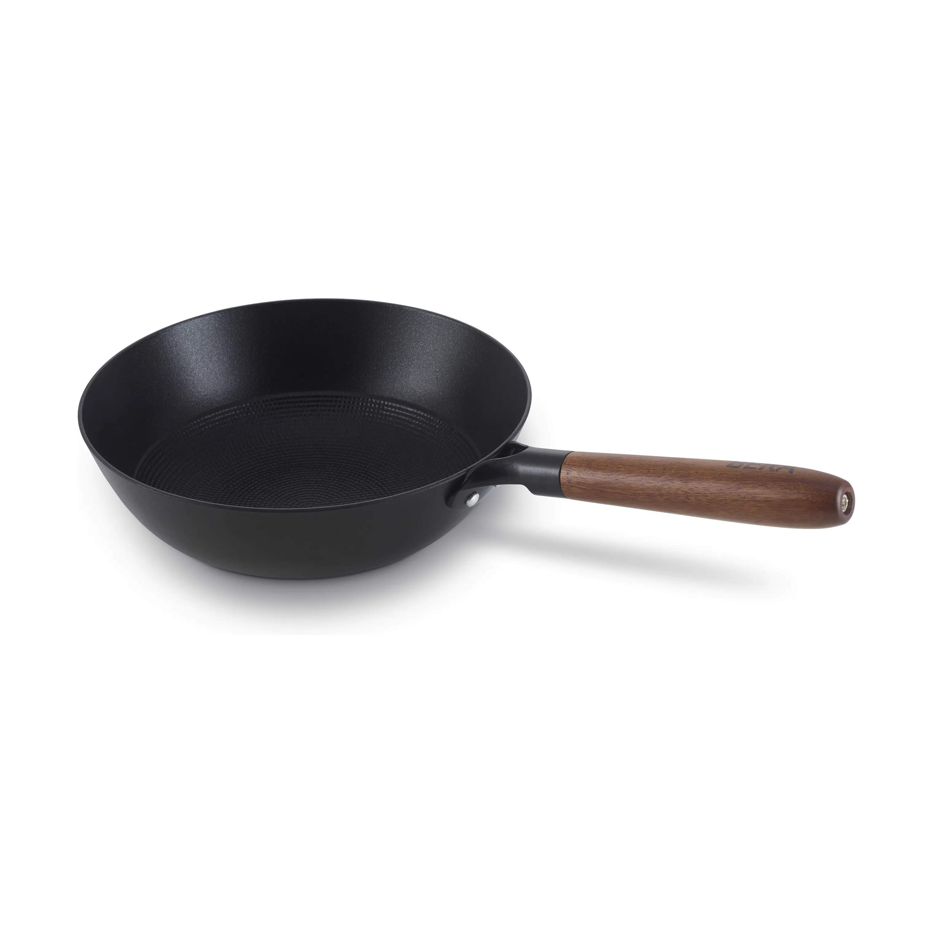 Mandala Wok, sort, large